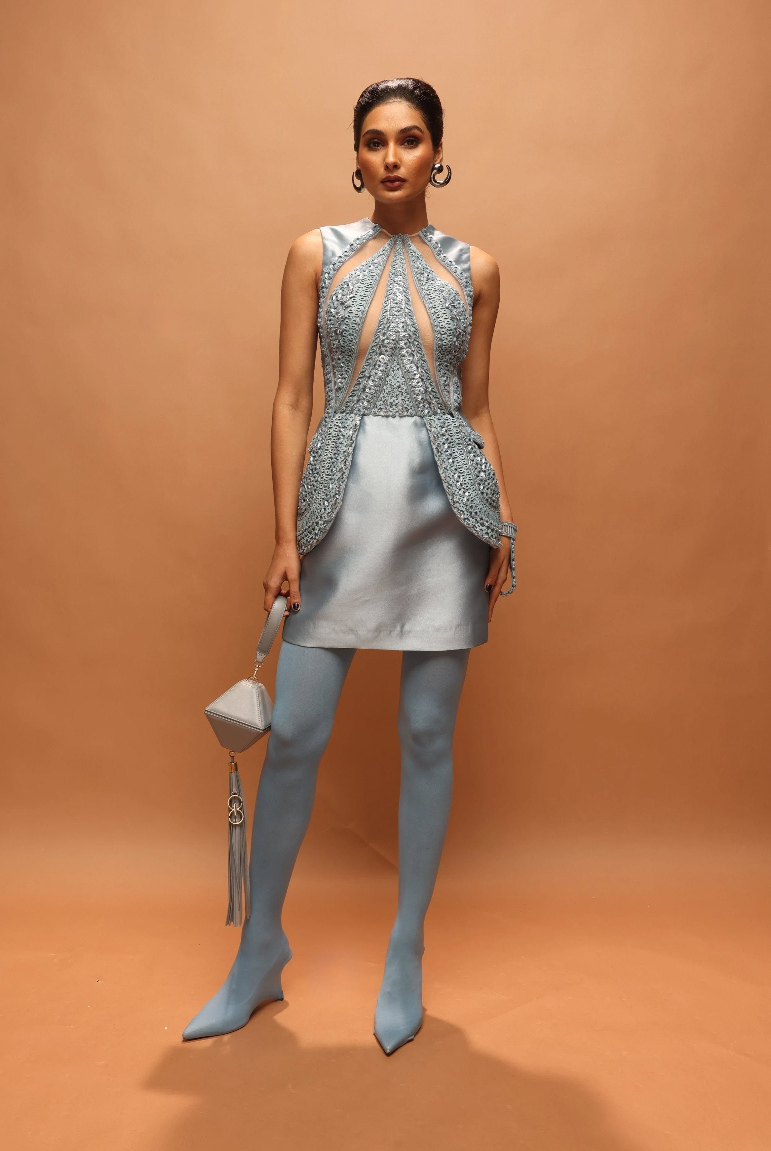 Araquis Stellar Mist Mini Dress