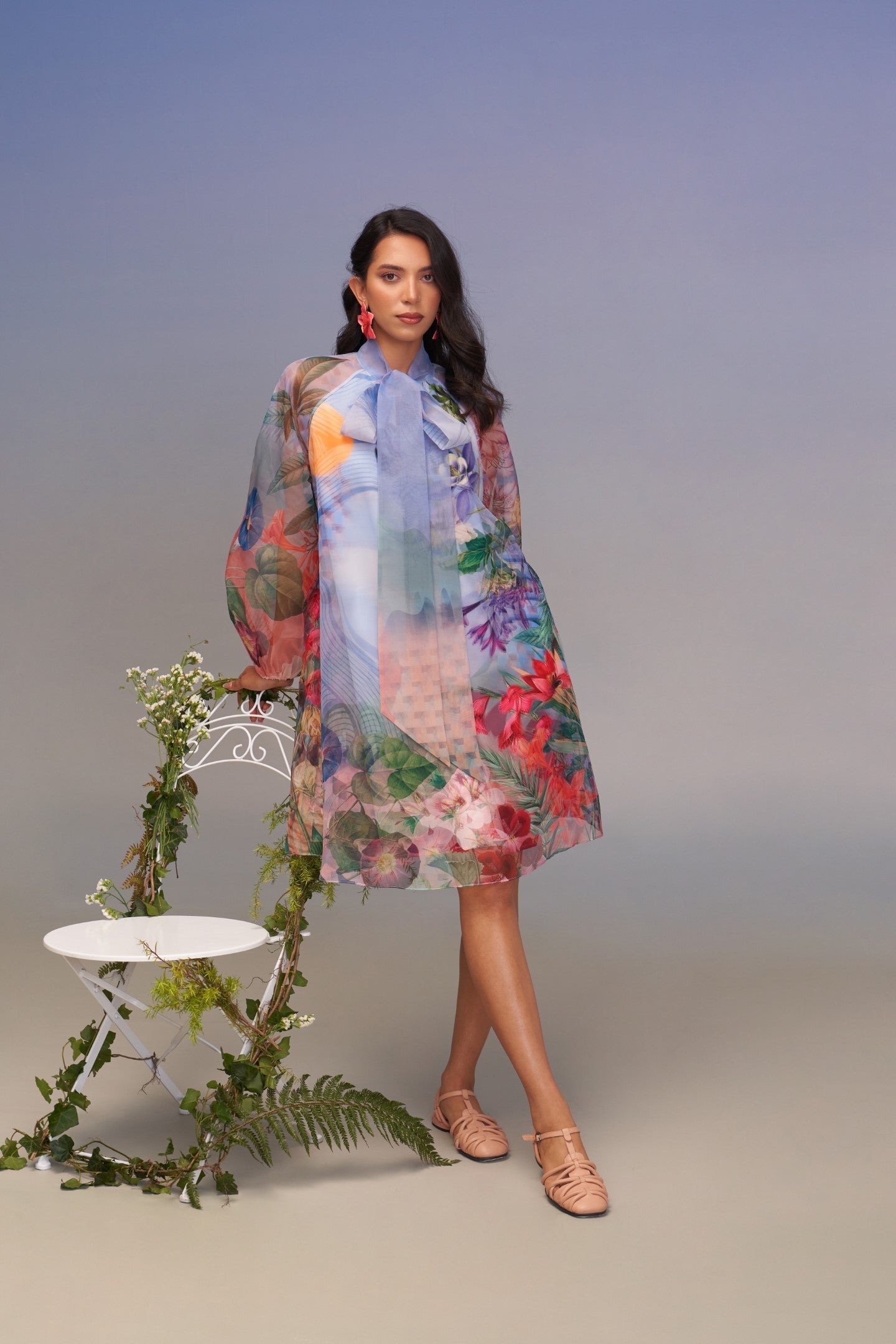 CADENCE BOW-TIE DRESS