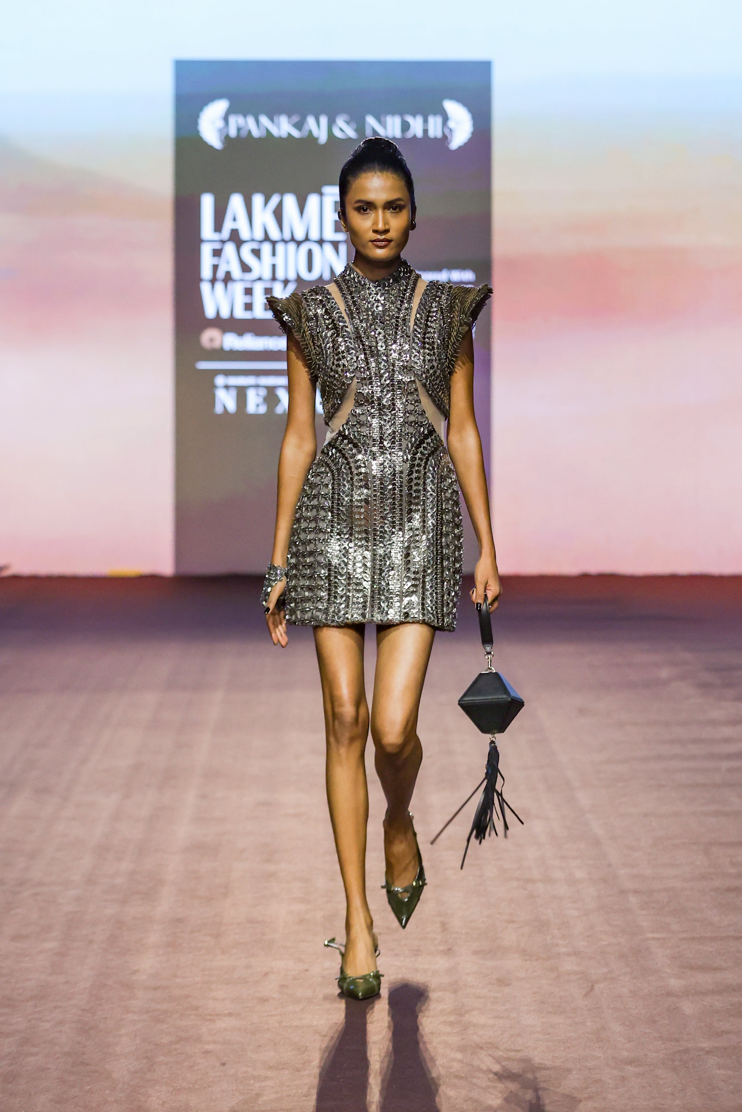 Araquis Astral Shard Mini Dress