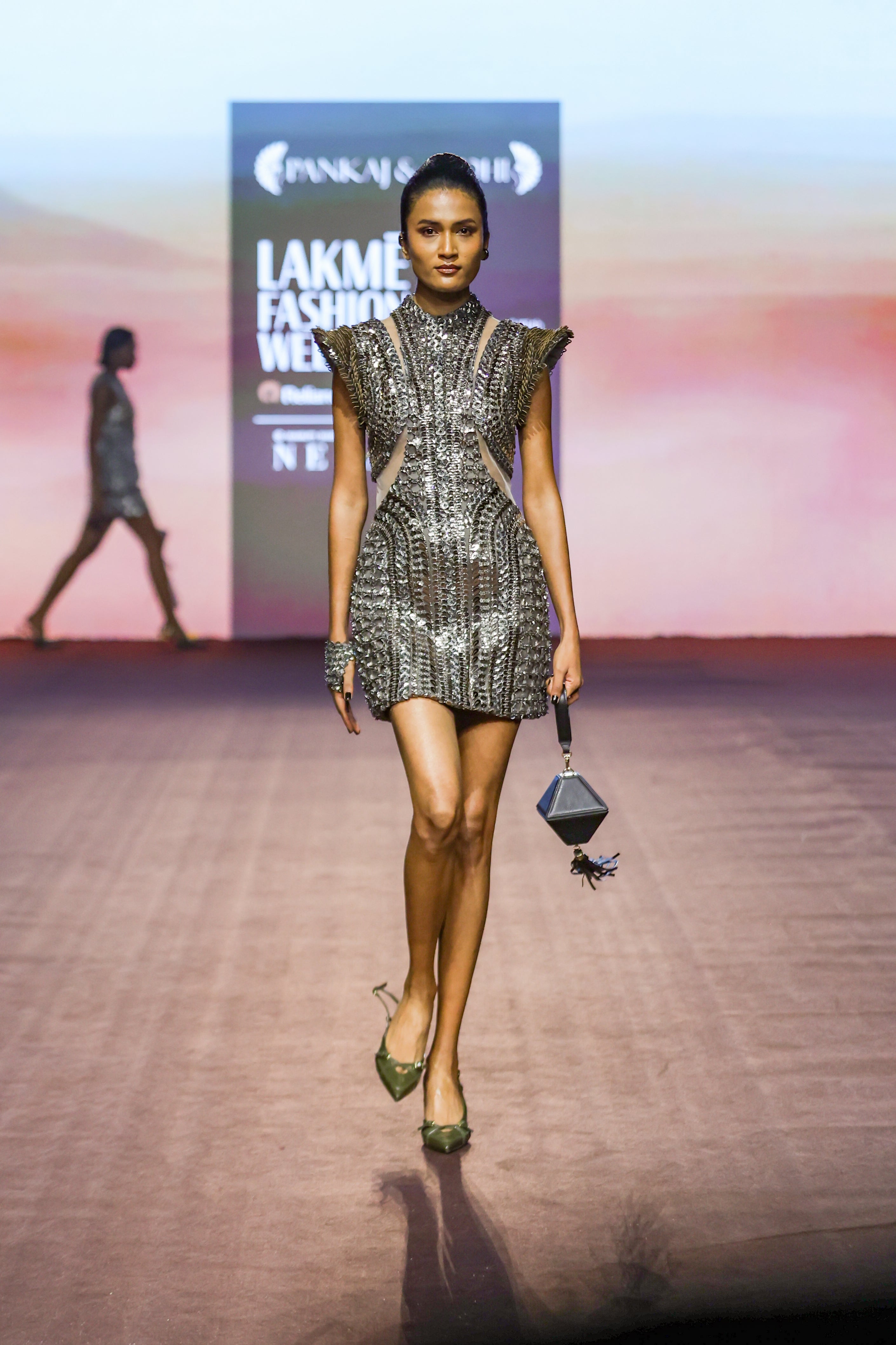 Araquis Astral Shard Mini Dress