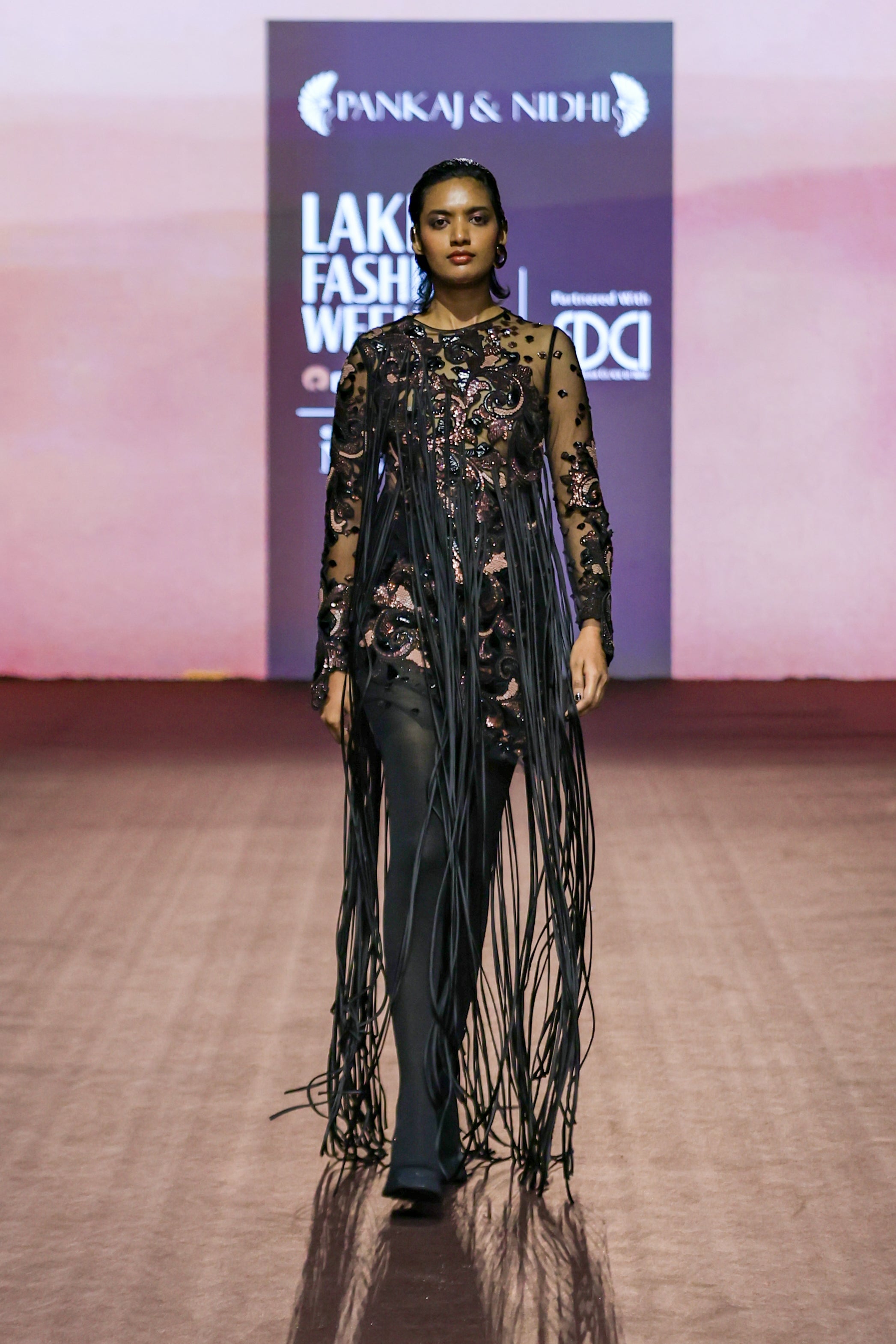 Araquis Corvus Fringe Dress