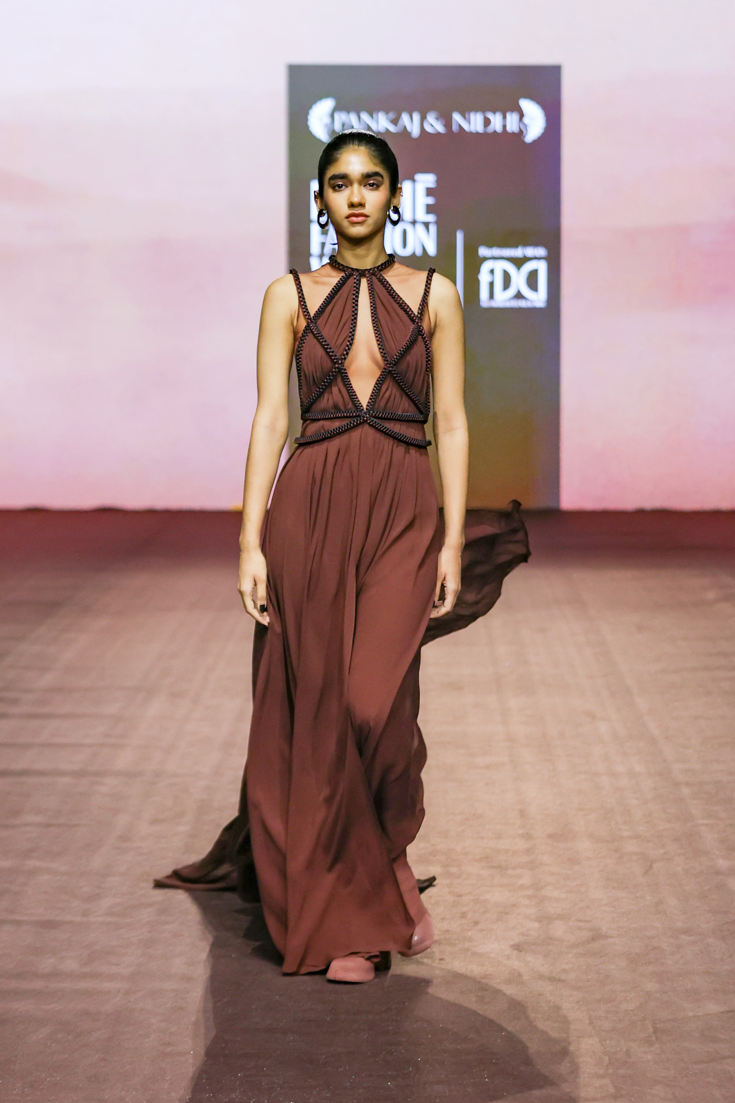 Araquis Tawny Flow Dress