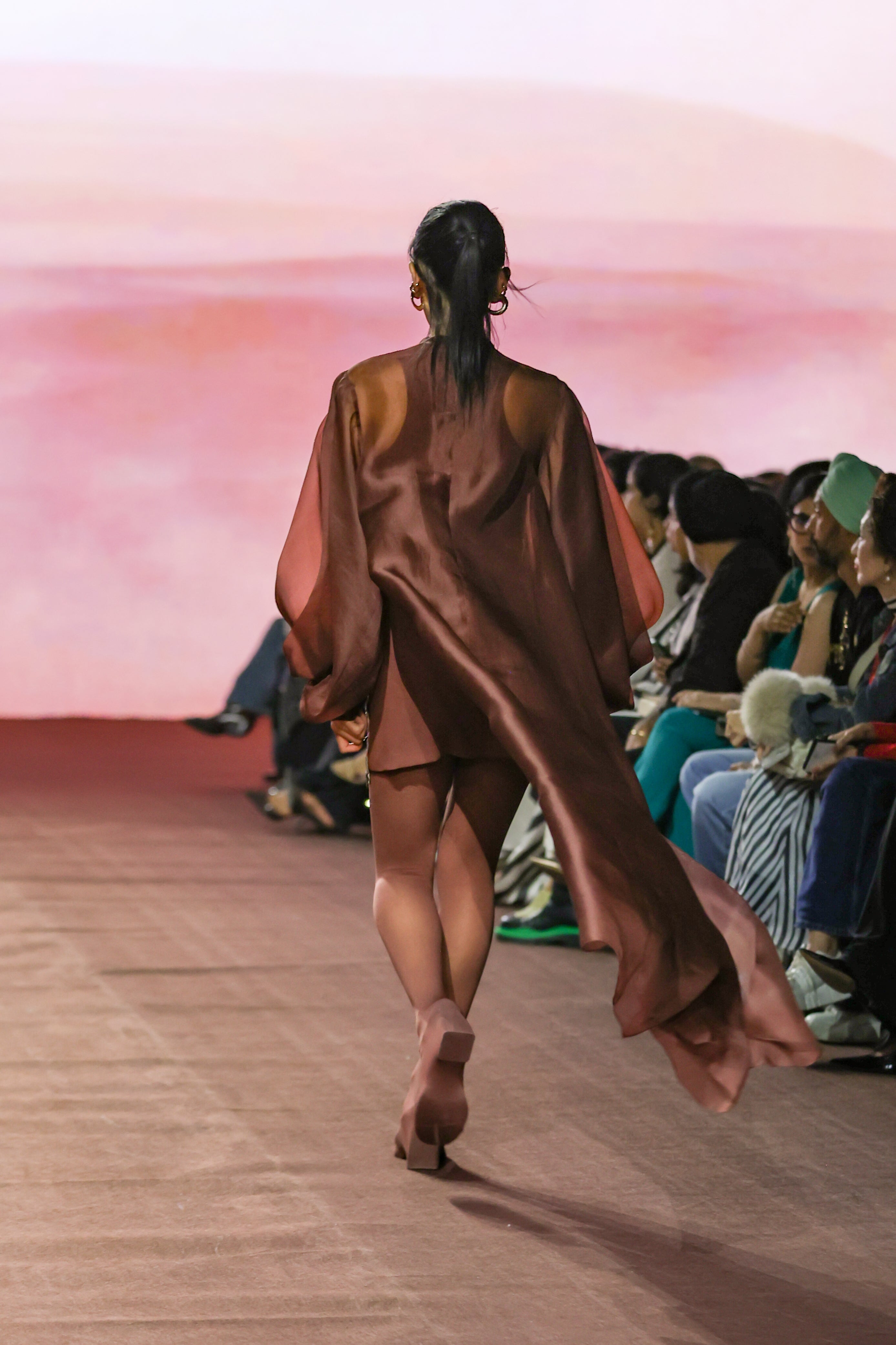 Araquis Cinnamon Haze Dress And Cape