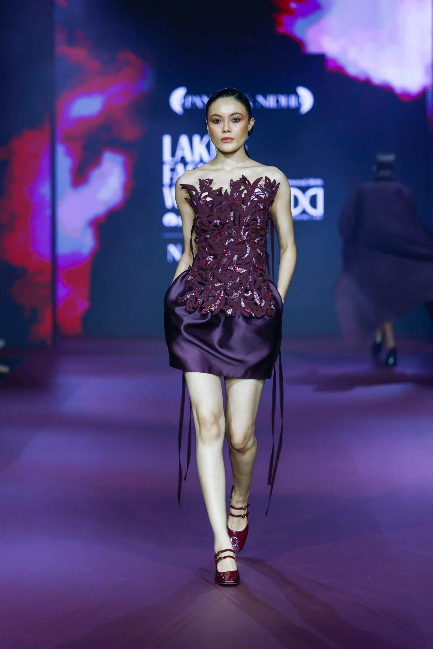 CLARET ENCRUSTED HARNESS ENSEMBLE