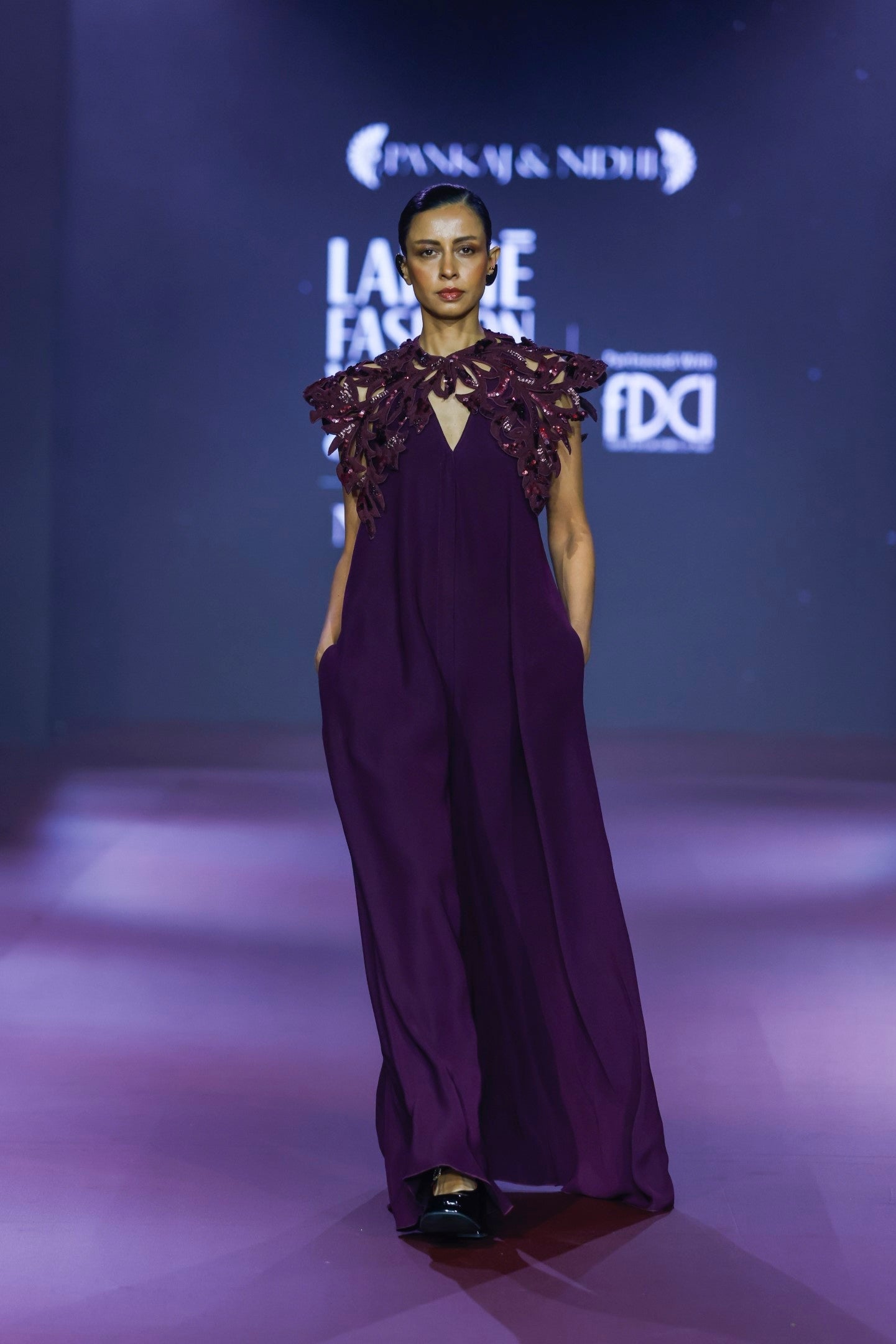ROSE FLUID JUMPSUIT