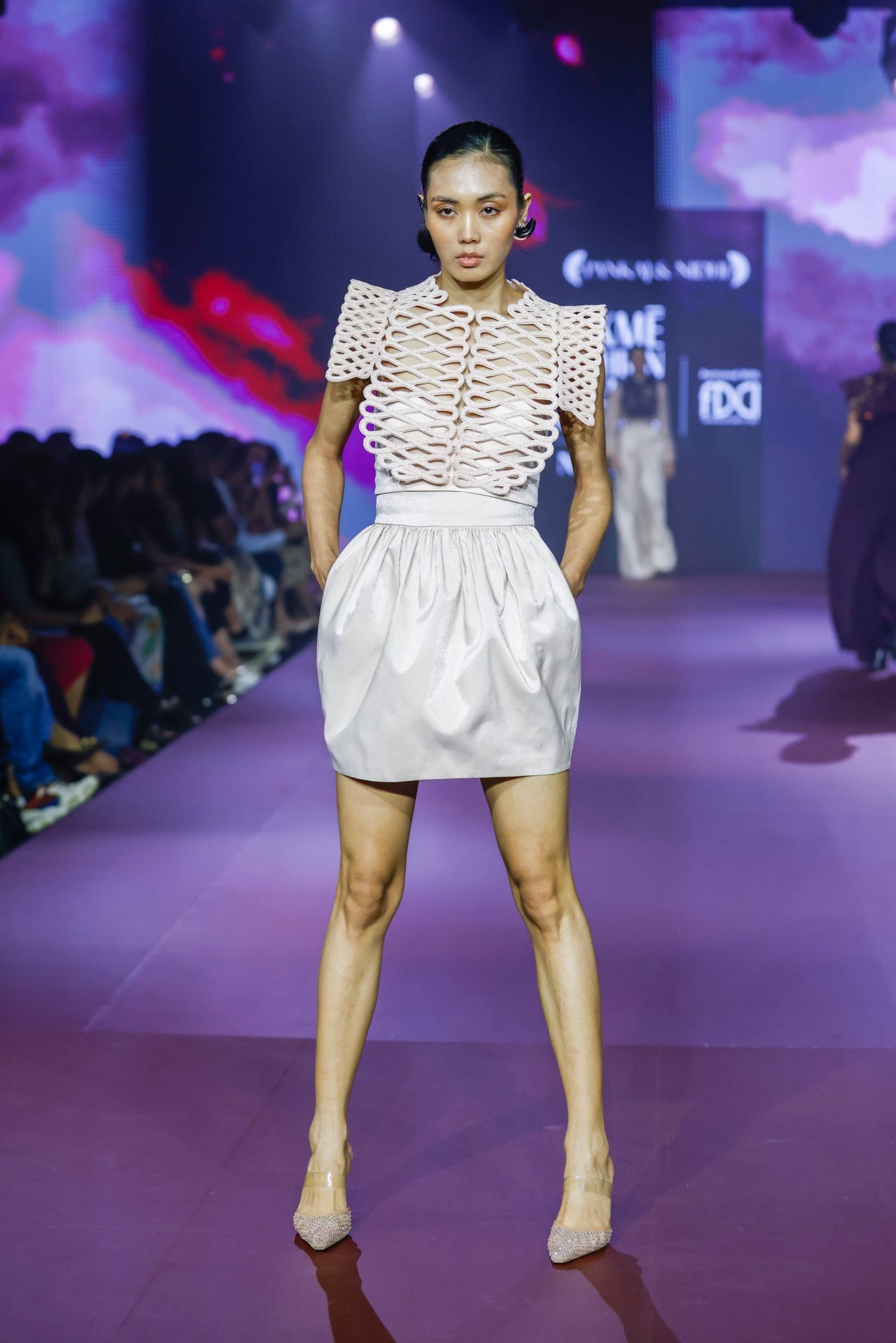 CONTINUUM COCOON MINI SKIRT