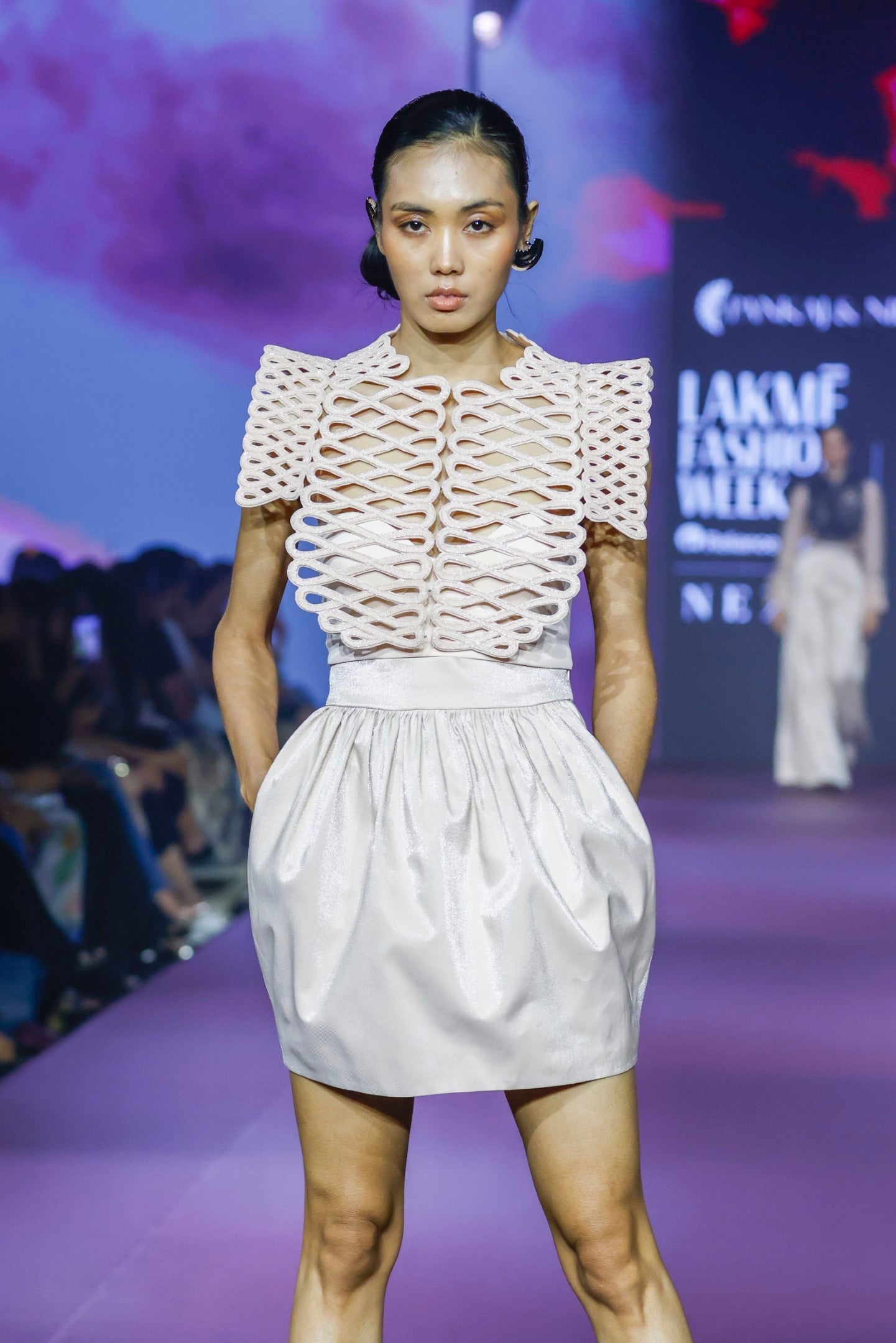 CONTINUUM COCOON MINI SKIRT