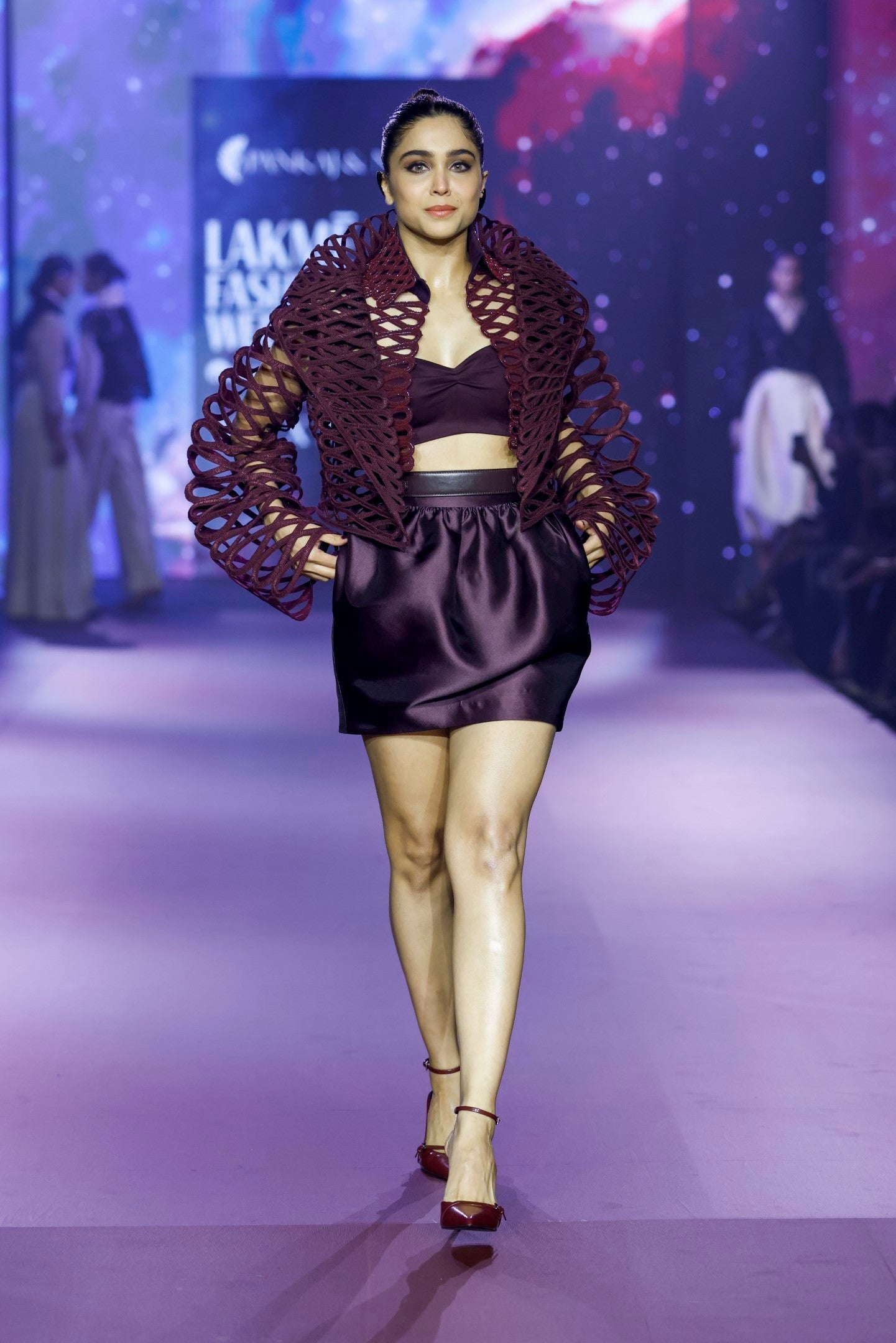 INFINITY DEEP BORDEAUX KIMONO BOMBER SET