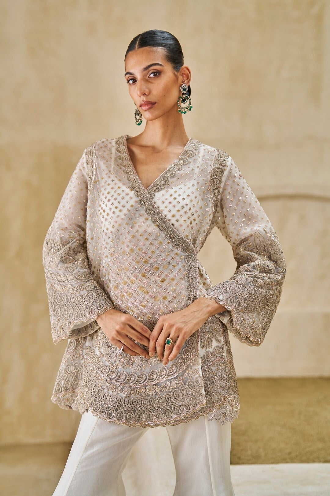 Echoes Of Grace Embellished Kurta Set