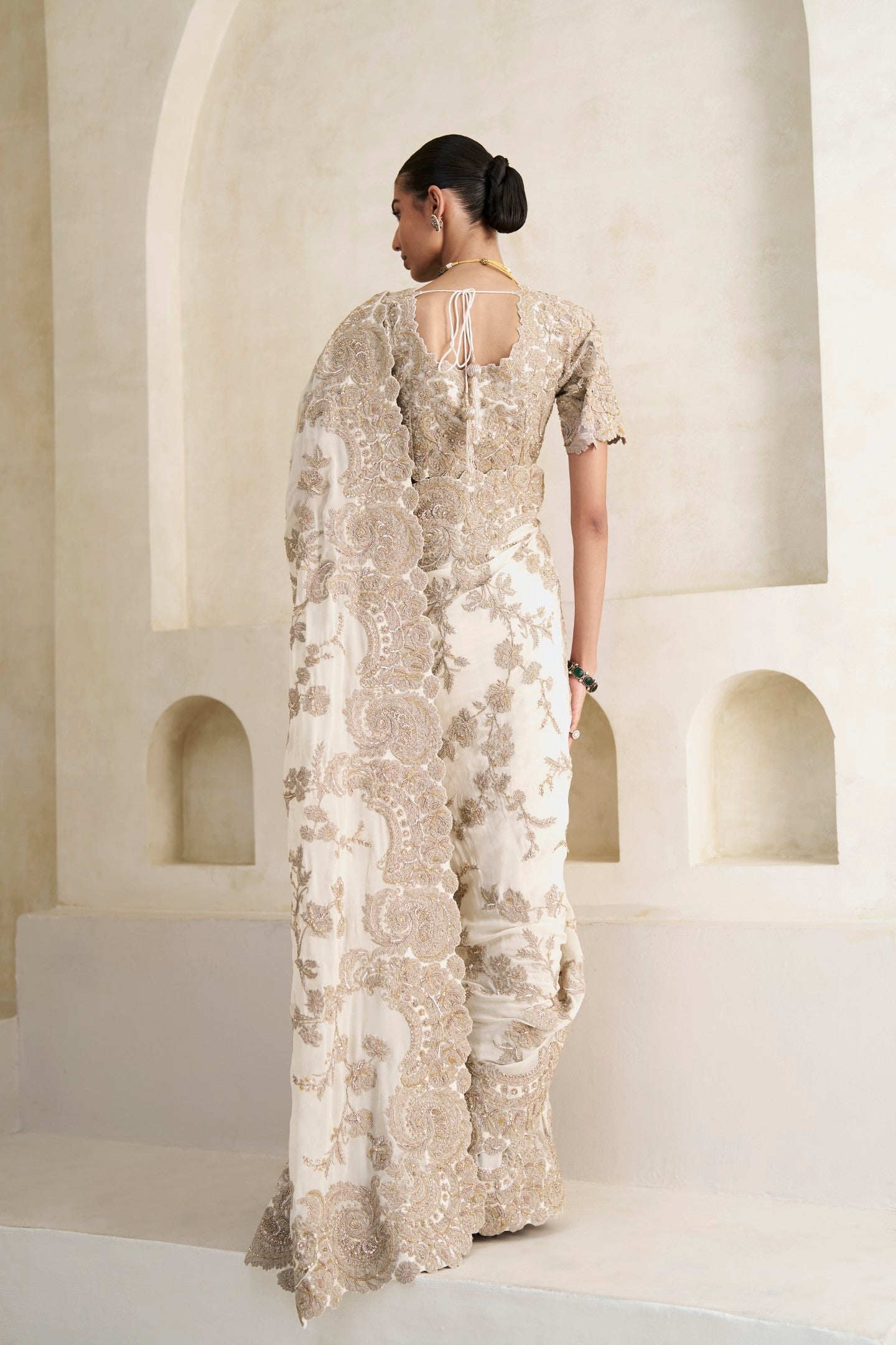 Eternal Gleam Saree And Blouse