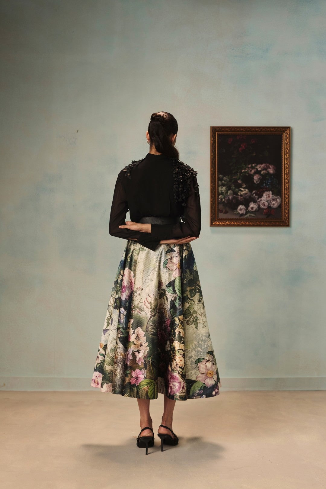 The Garden Muse Blouse And Skirt Set