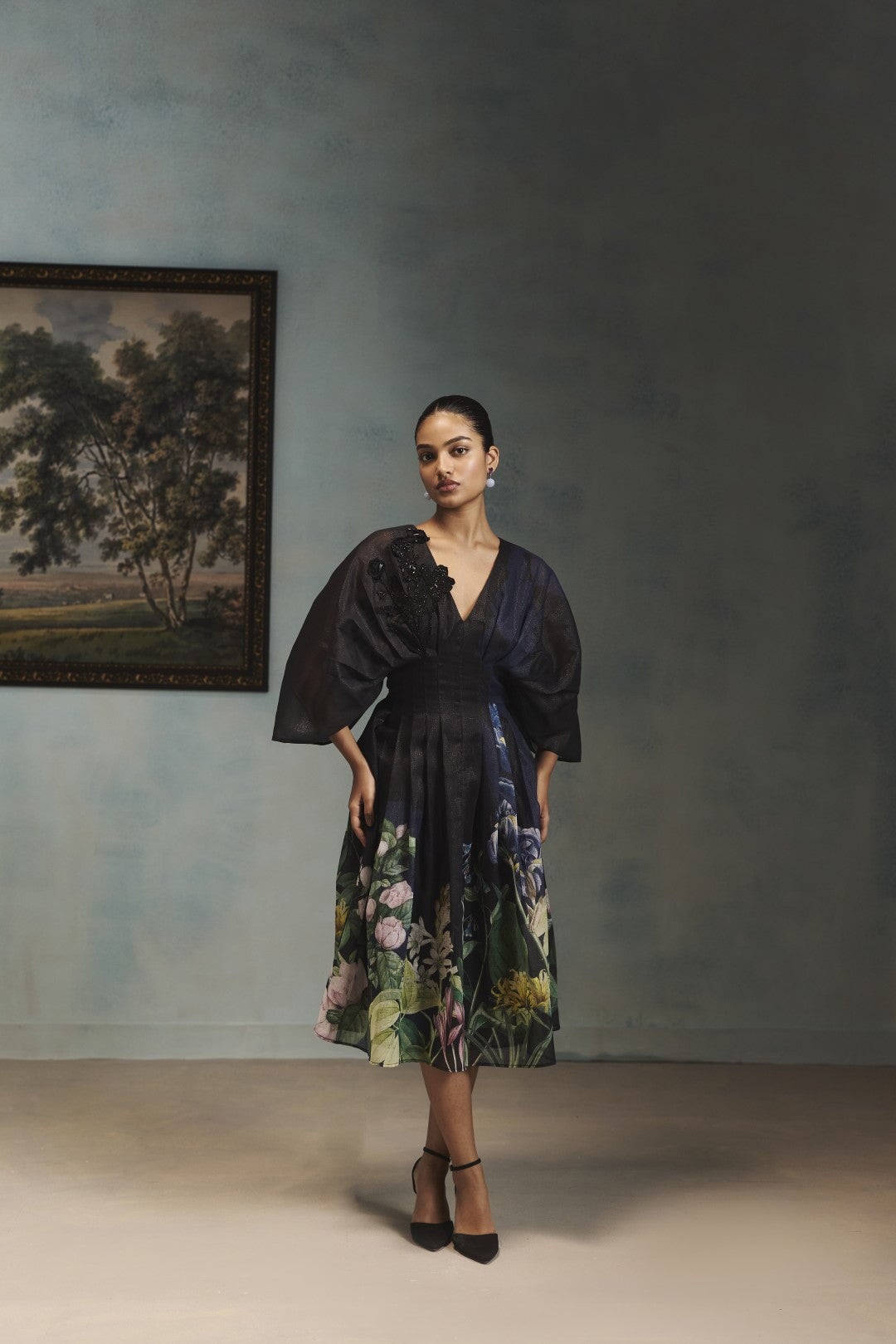 The Iris Meadow Flowing Dress