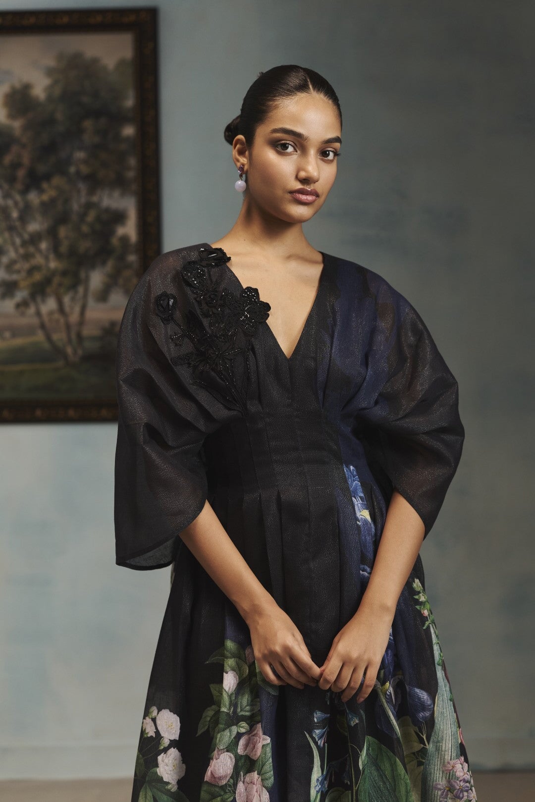 The Iris Meadow Flowing Dress