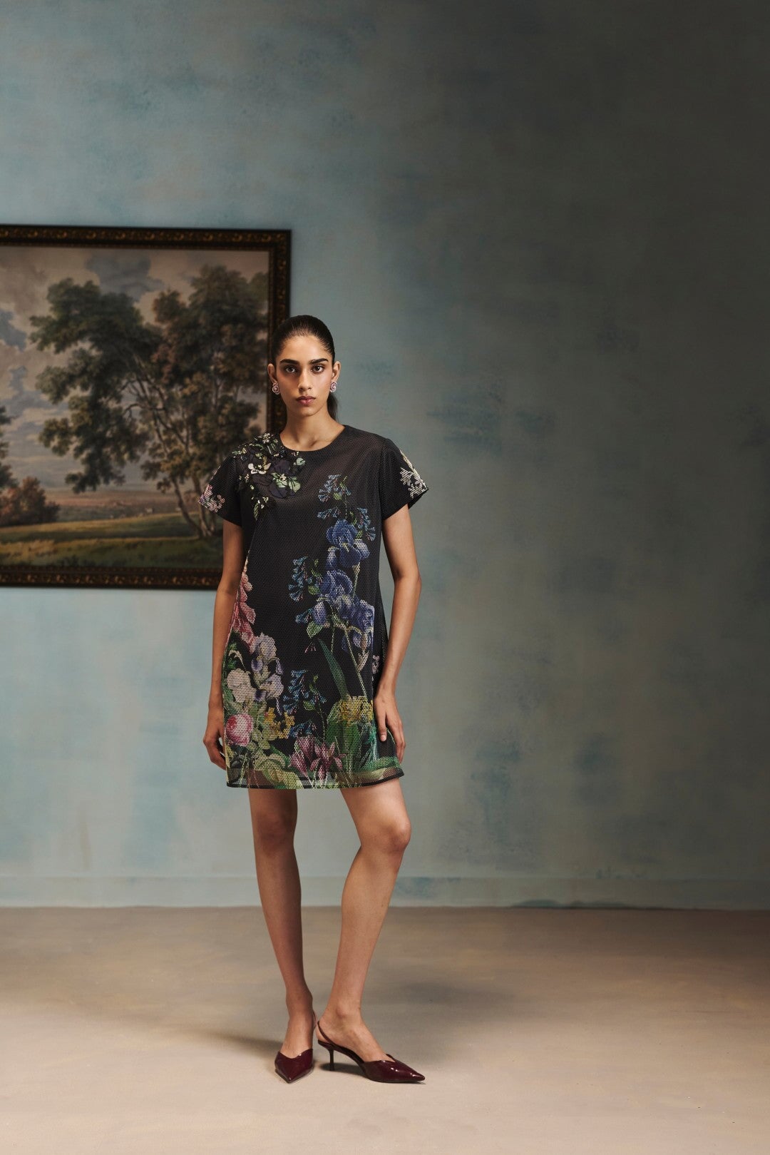 The Iris Meadow Fluid Dress