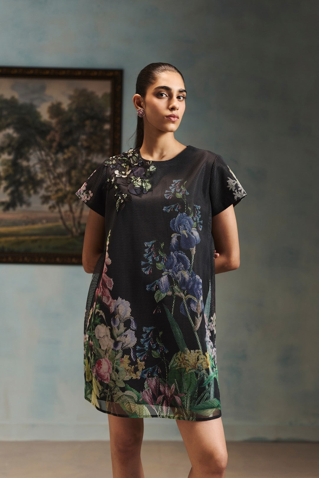 The Iris Meadow Fluid Dress