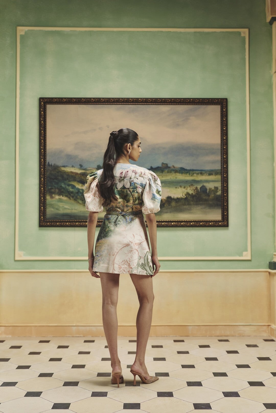 The Sage Garden Mini Dress