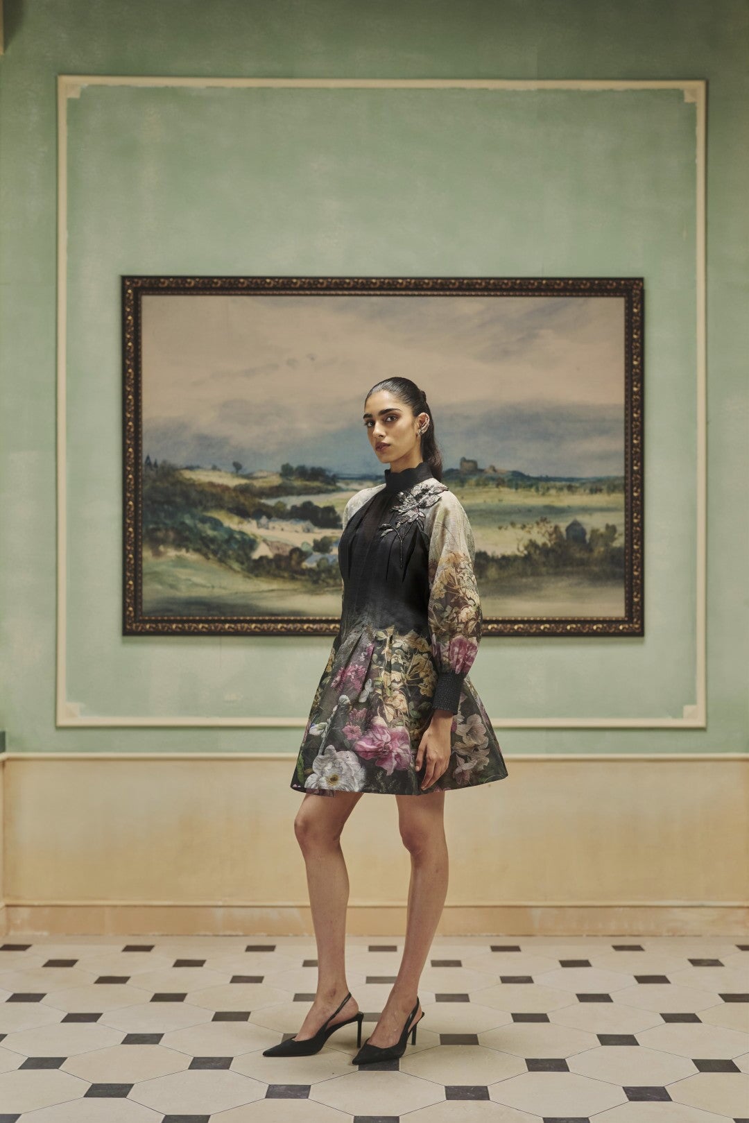 The Peony Garden Mini Dress