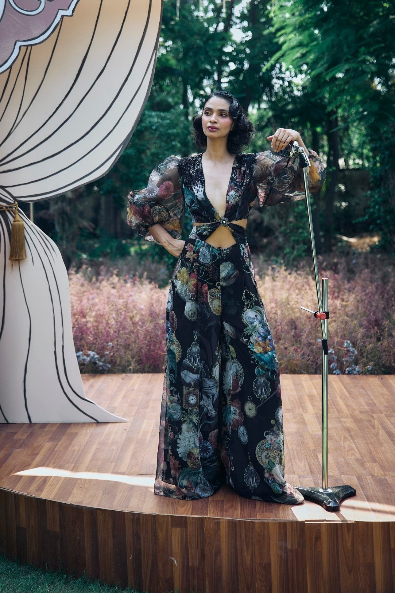 Antiquity Knot-Detail Jumpsuit