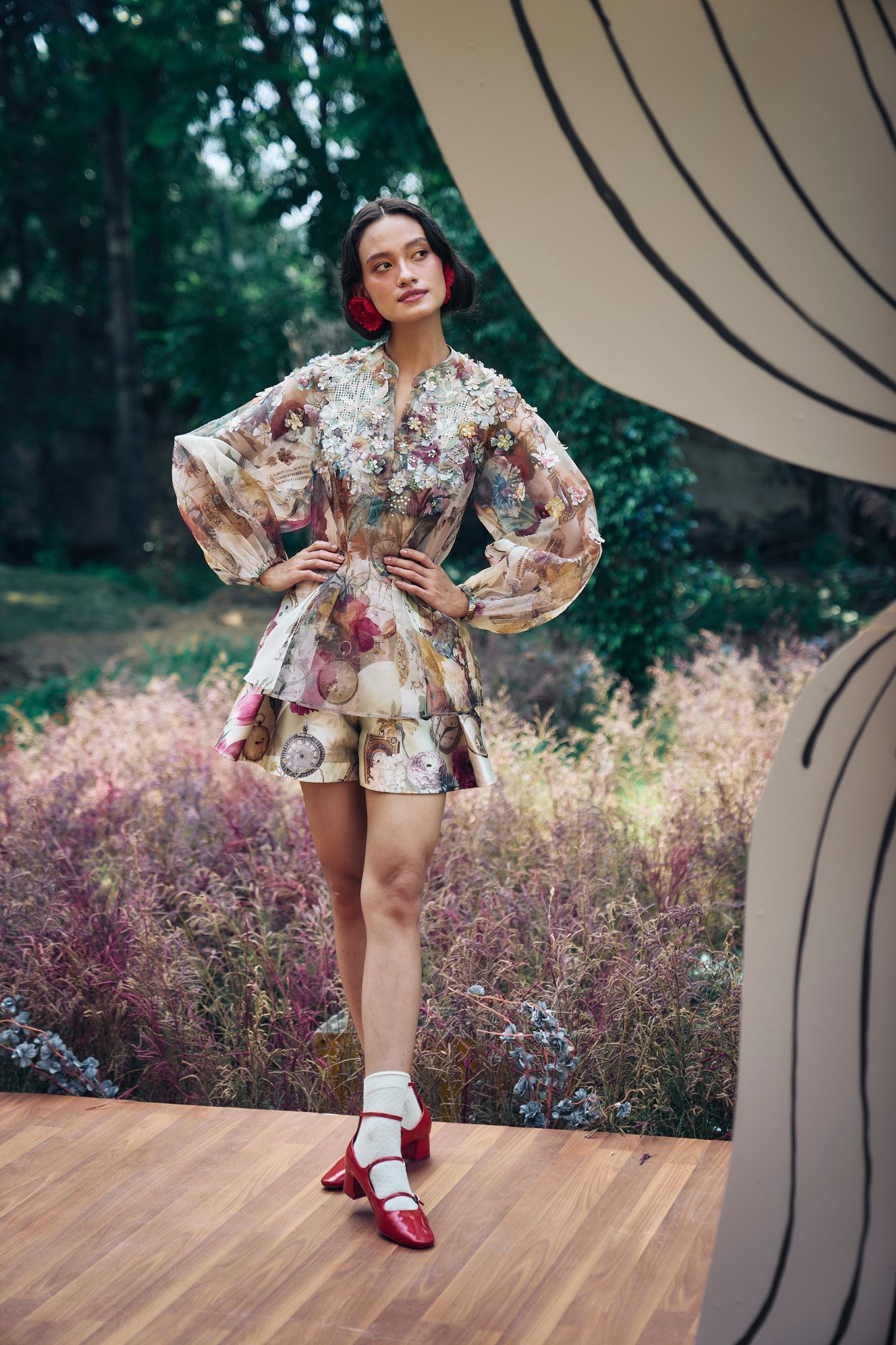 Antiquity Pleated Mini Skorts