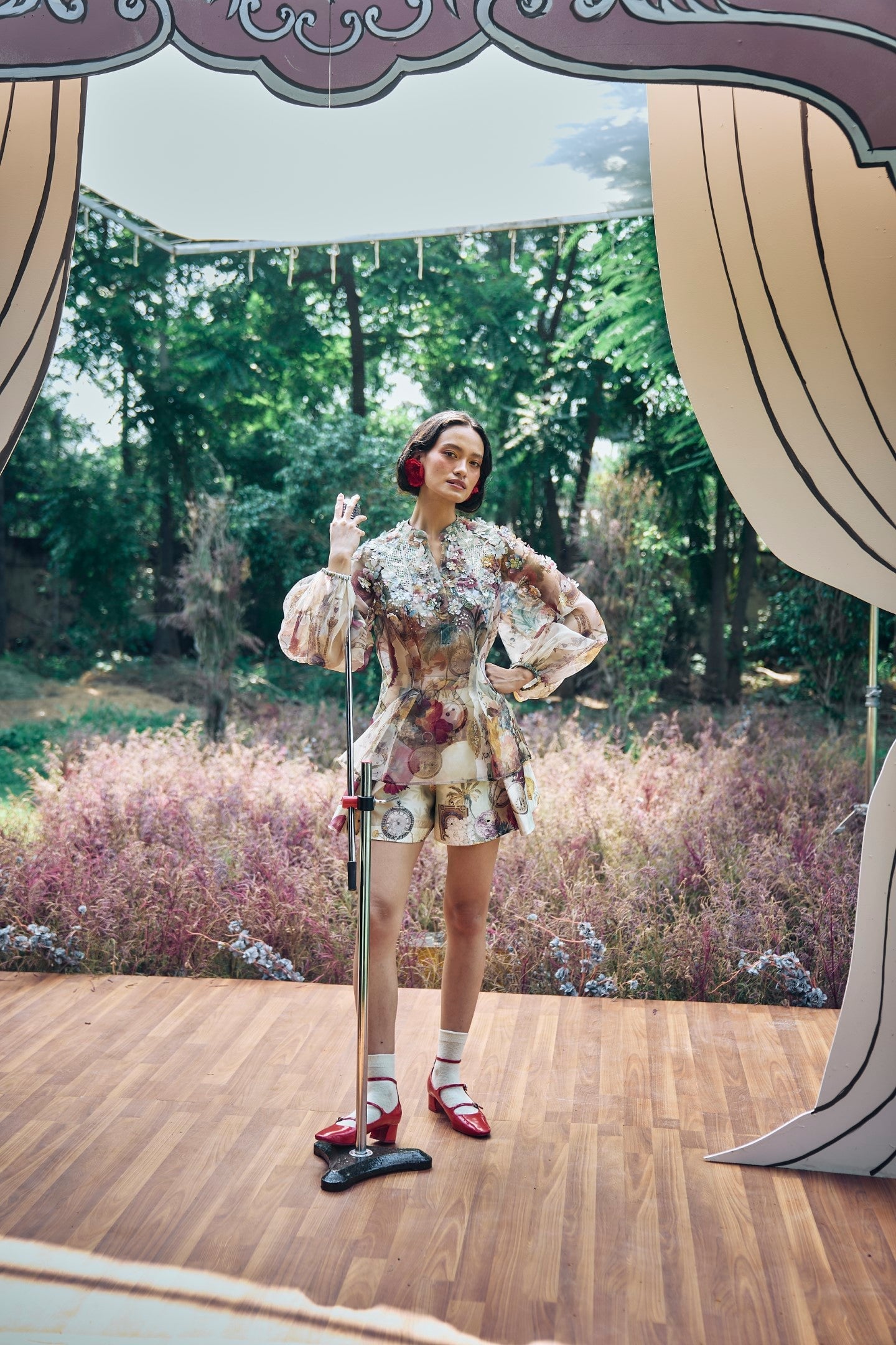 Antiquity Pleated Mini Skorts