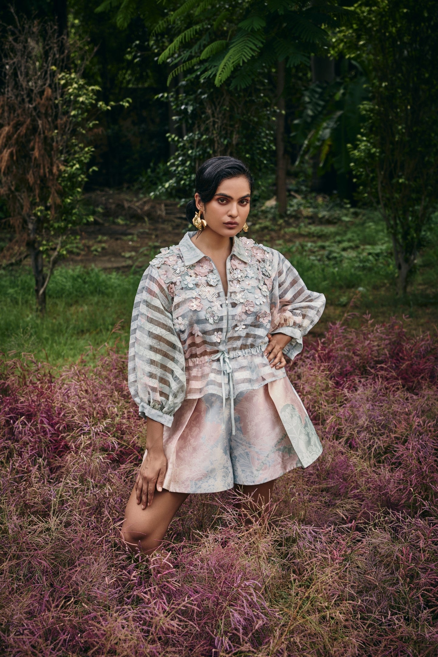 Maxim Bomber Jacket and Pleated Mini Skorts