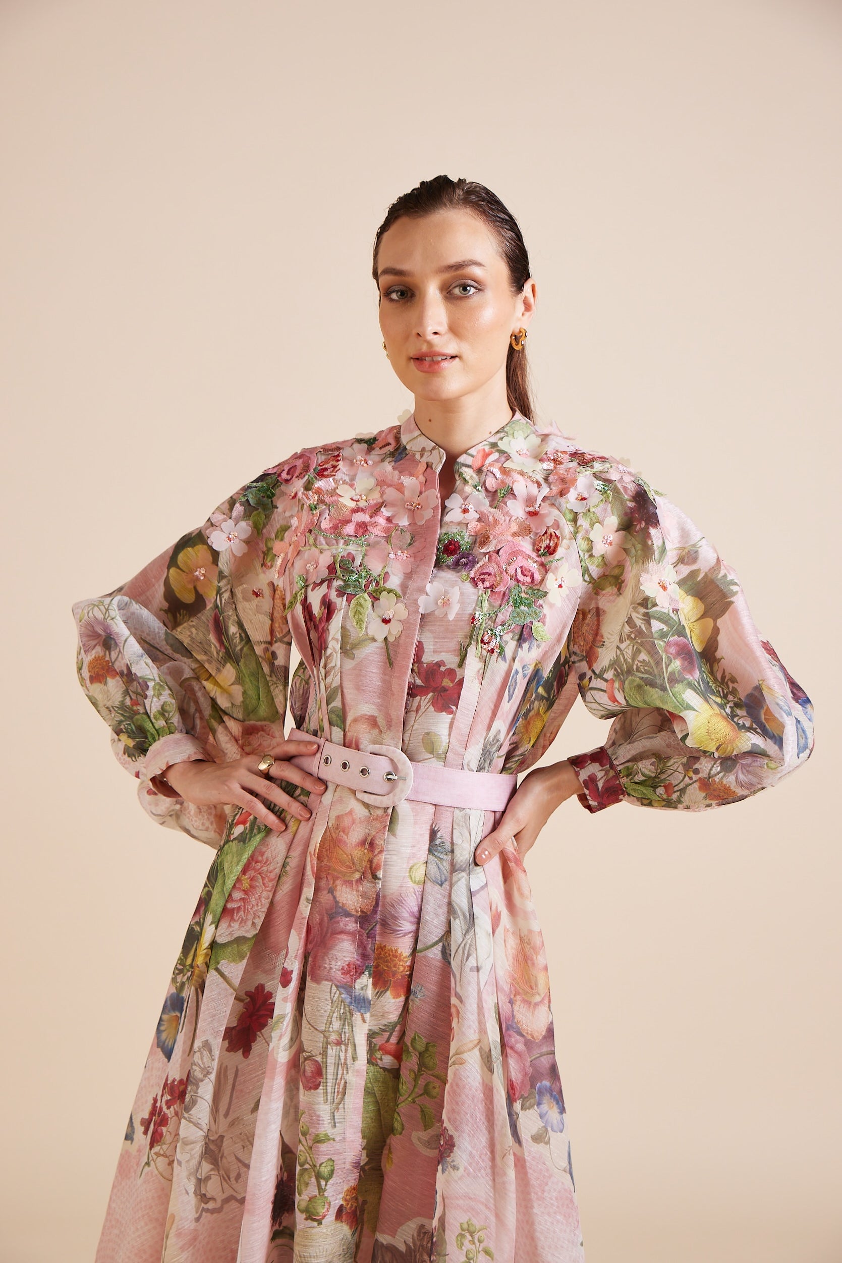 Agathe Gardenia Maxi Dress