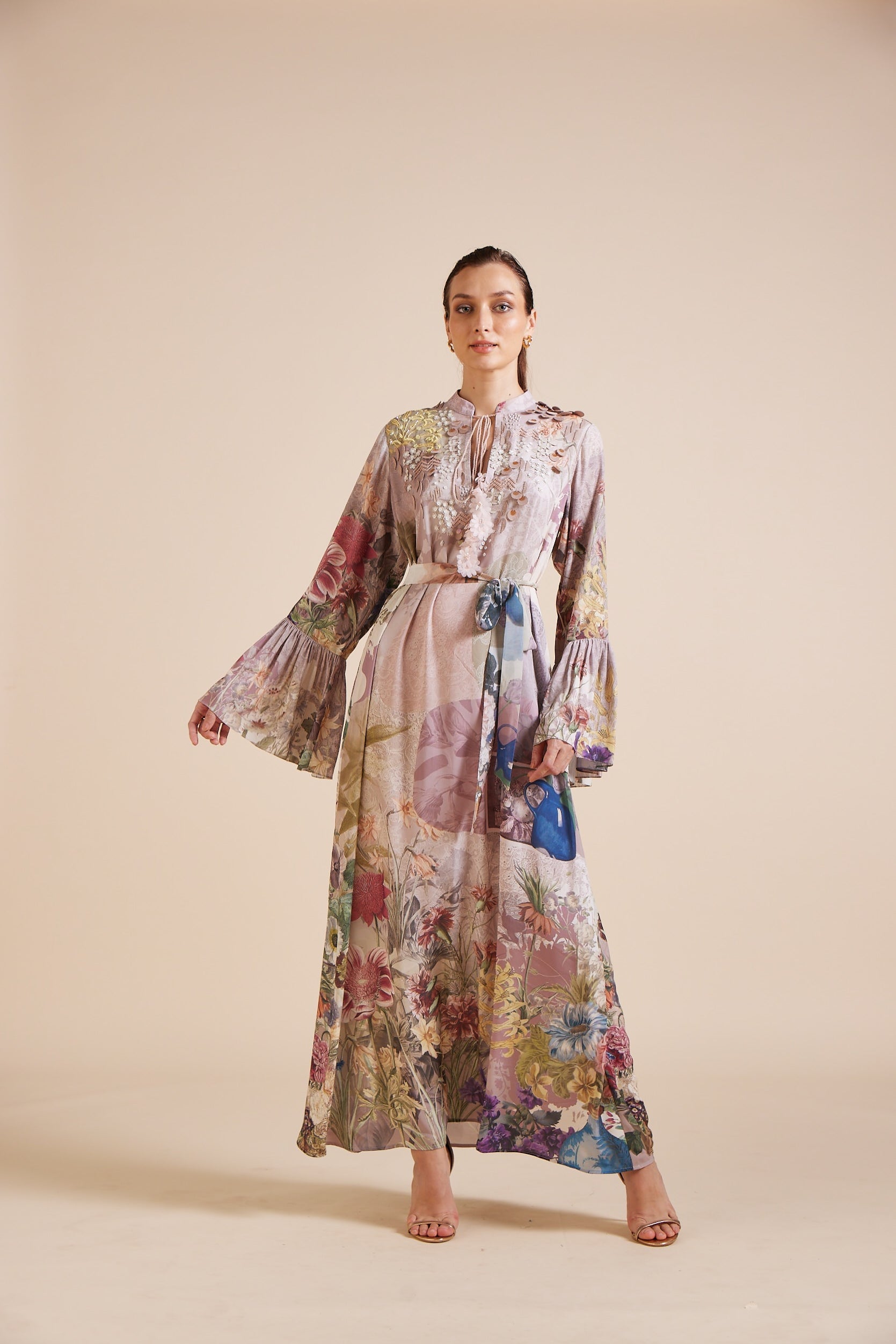 Clara Bell Sleeve Maxi Dress