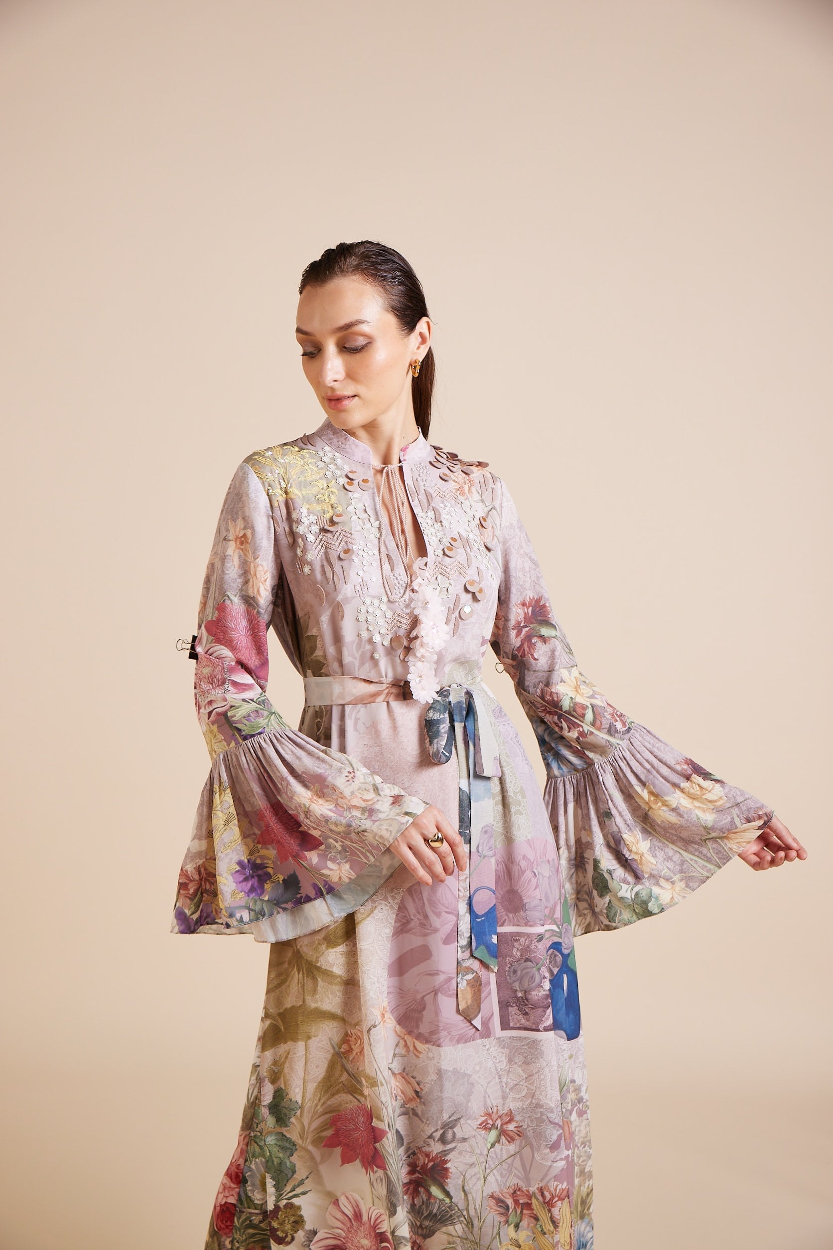 Clara Bell Sleeve Maxi Dress