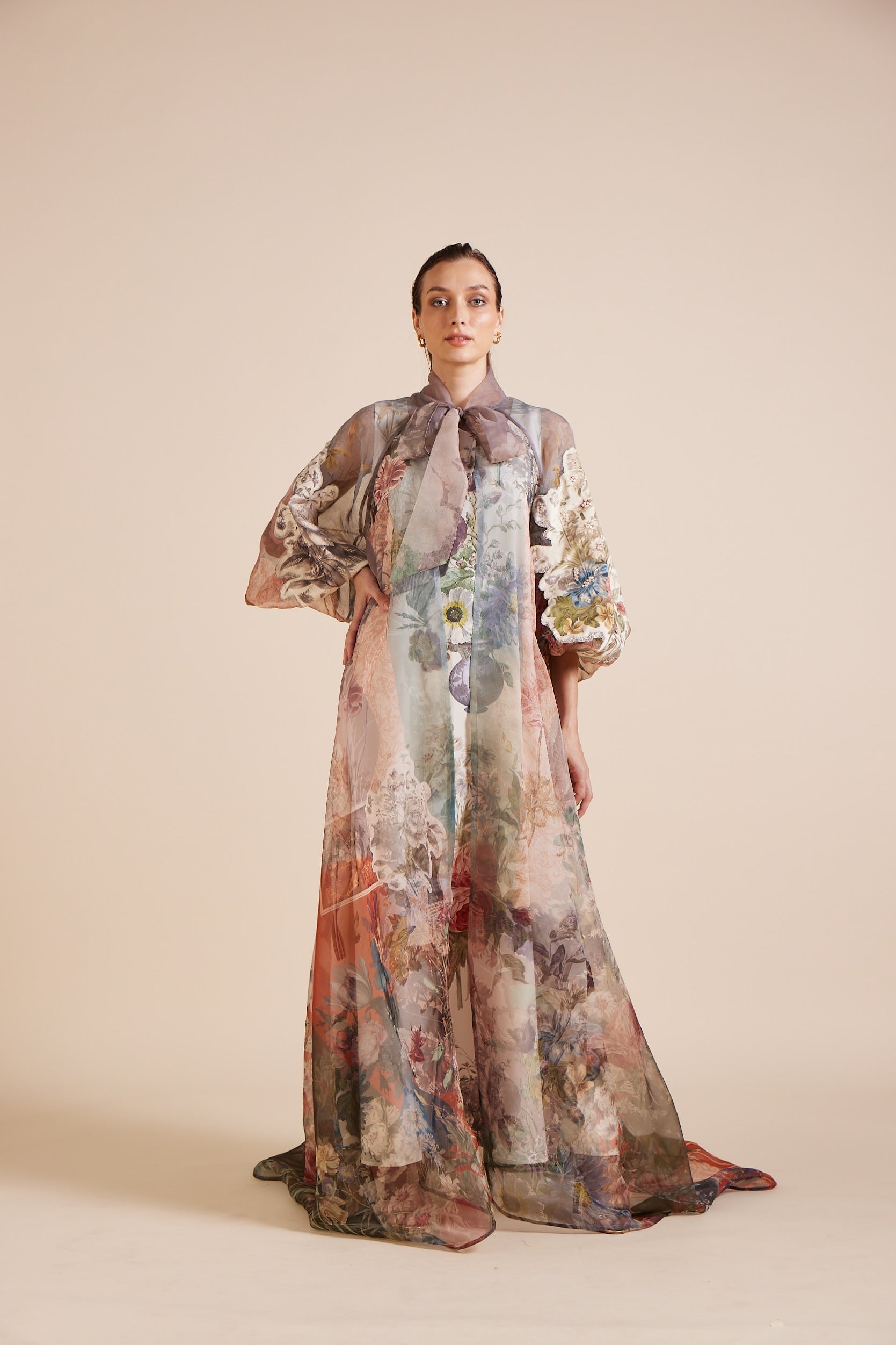 lilly Bow Tie Maxi Dress