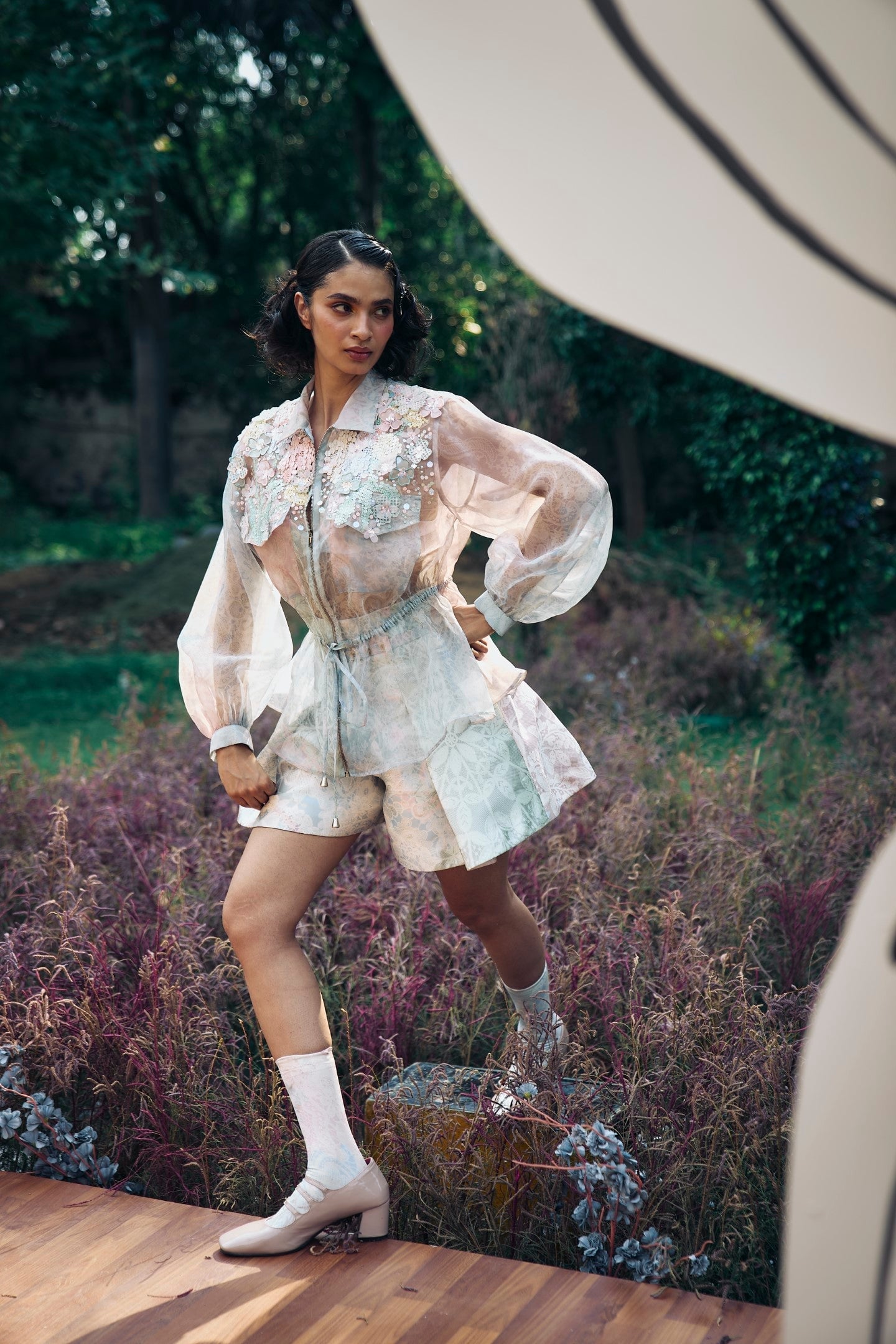 Maxim Sheer Embellished Jacket