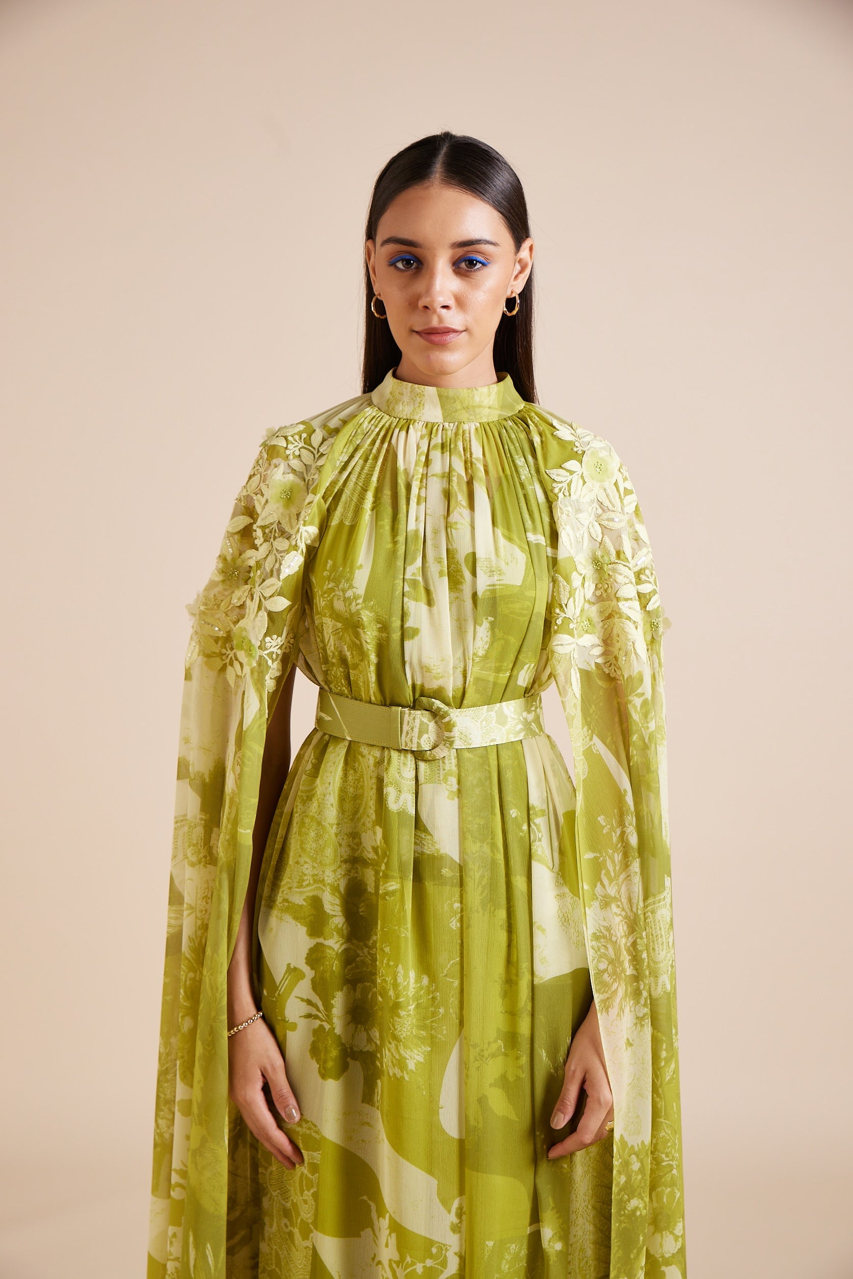 Alba Open Sleeve Maxi Dress