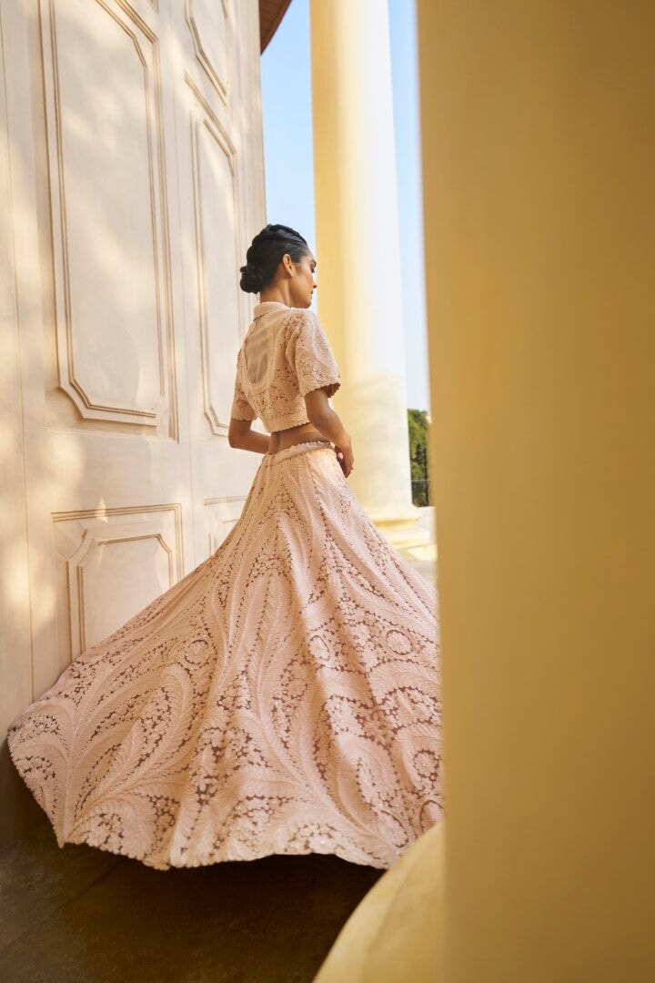 The XV Couture Cord Lehenga Set