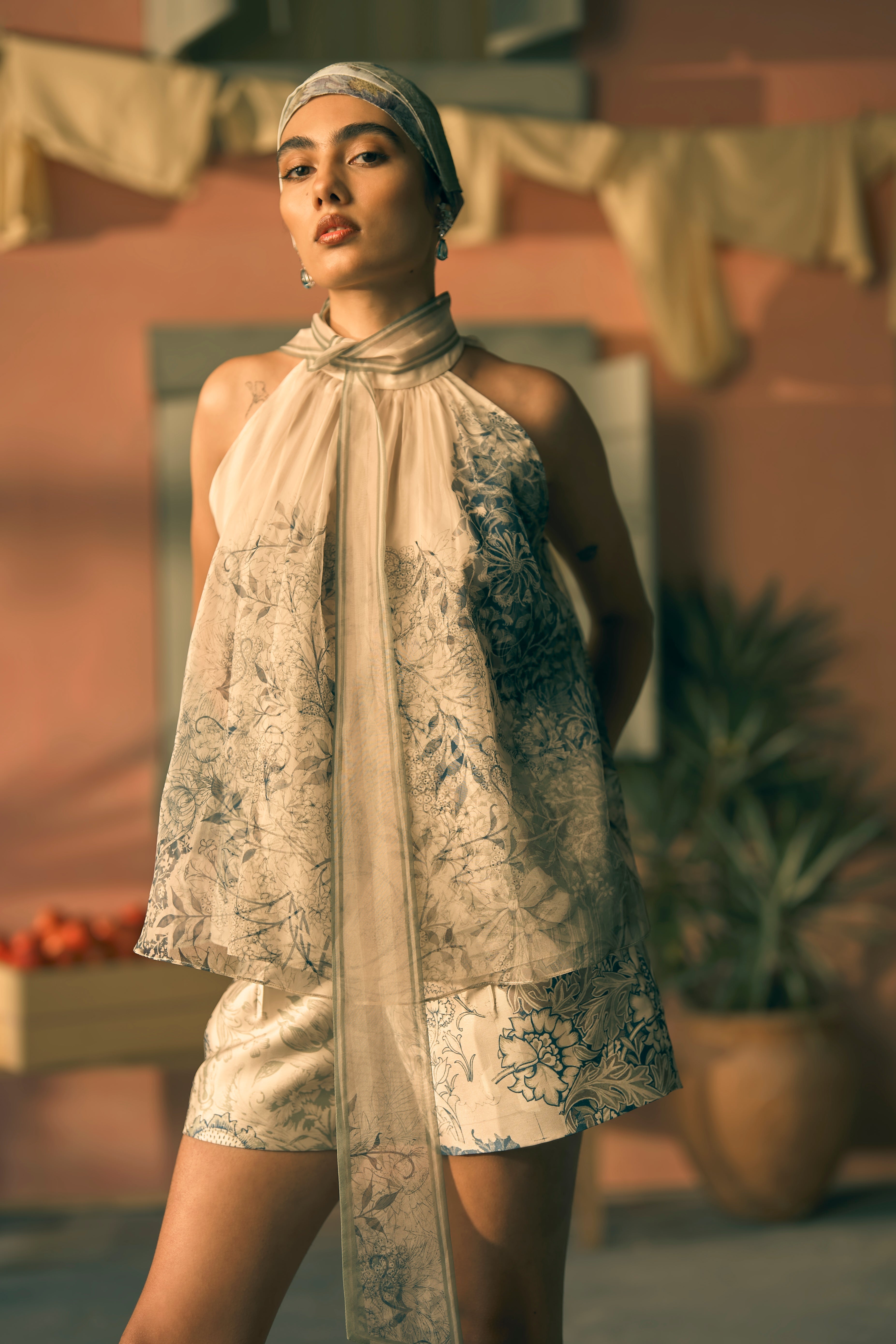 Porto Sylvan Top And Shorts