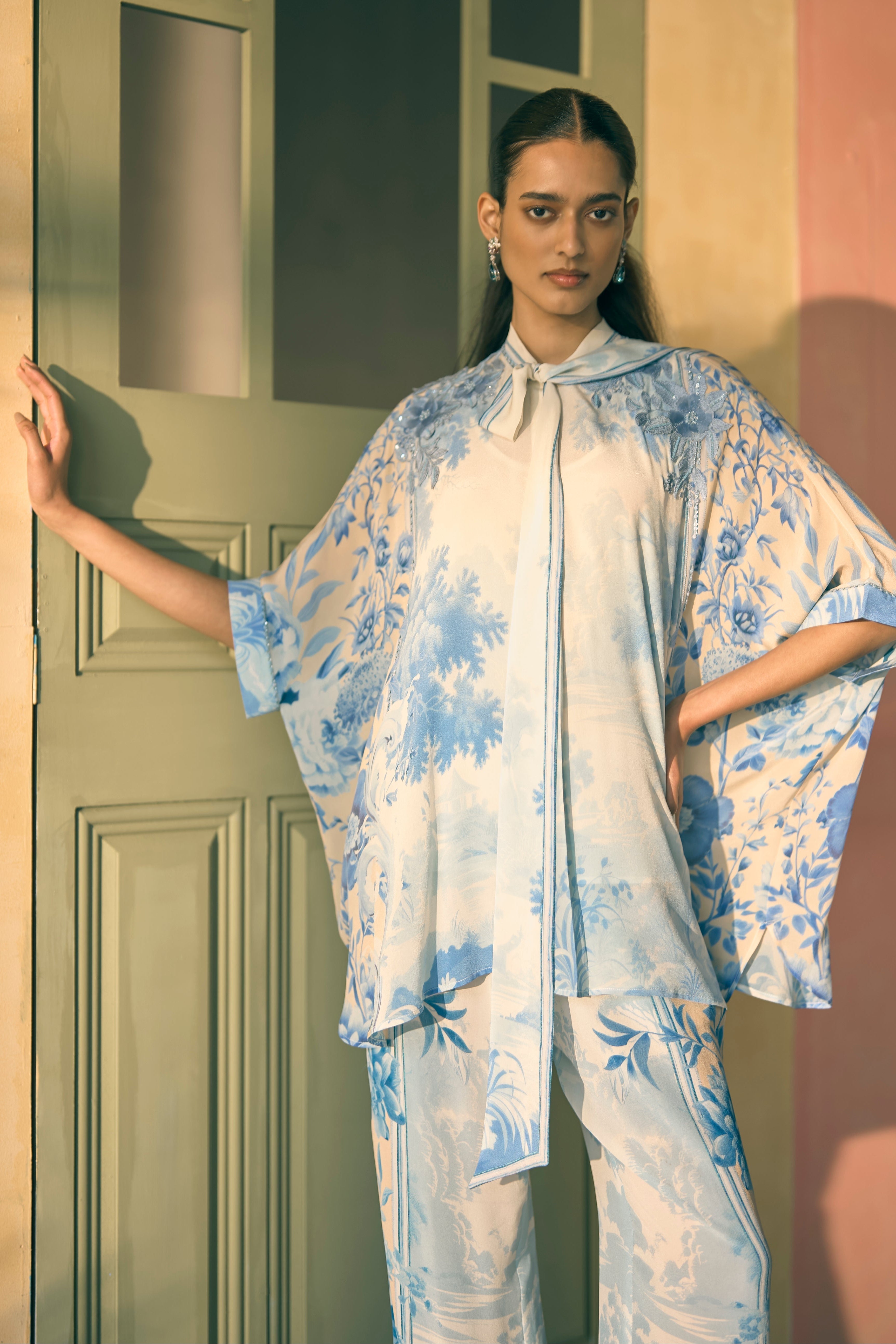 Porto Lapis Lattice Tunic