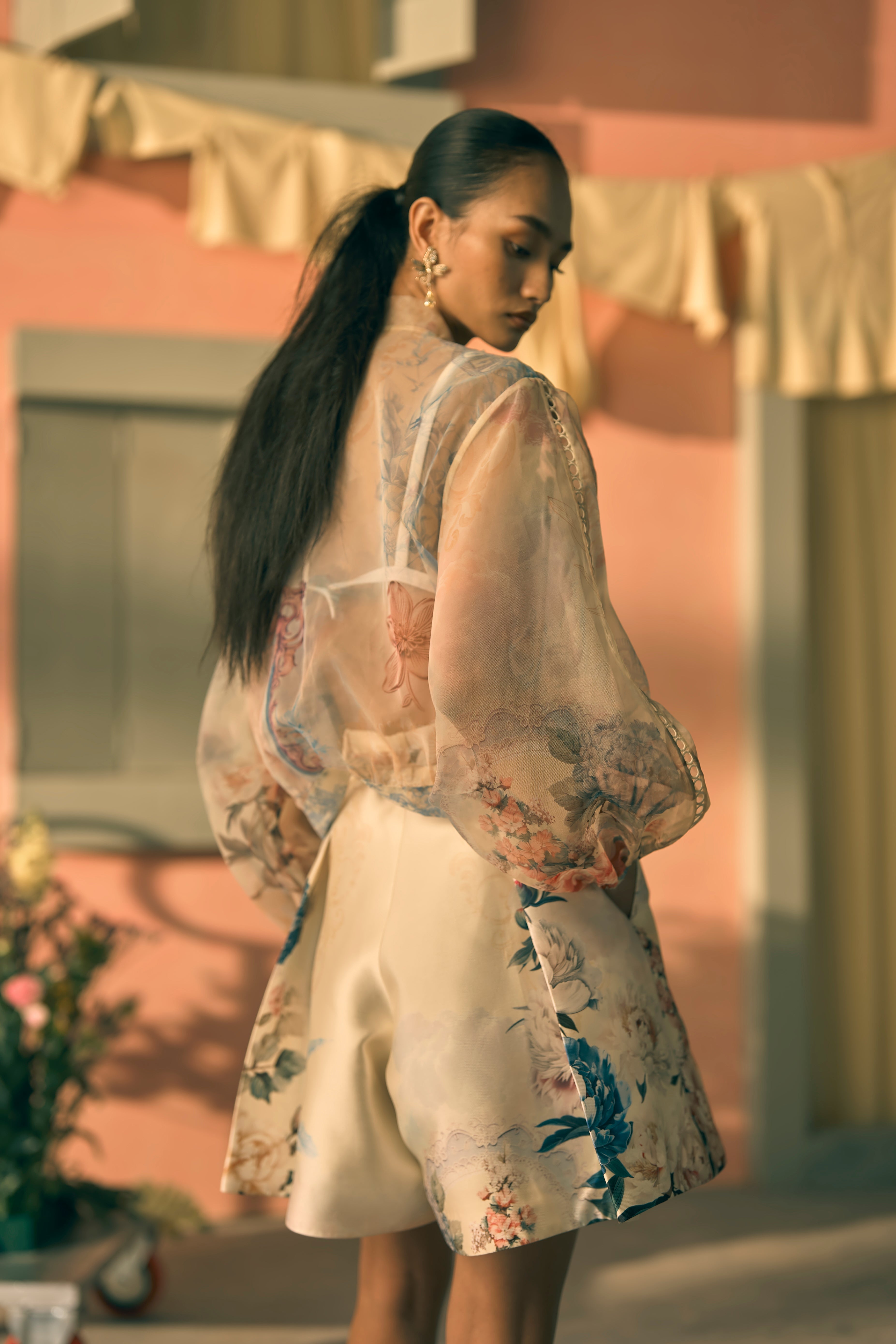 Porto Honeyed Haze Zip-Up Jacket And Skorts