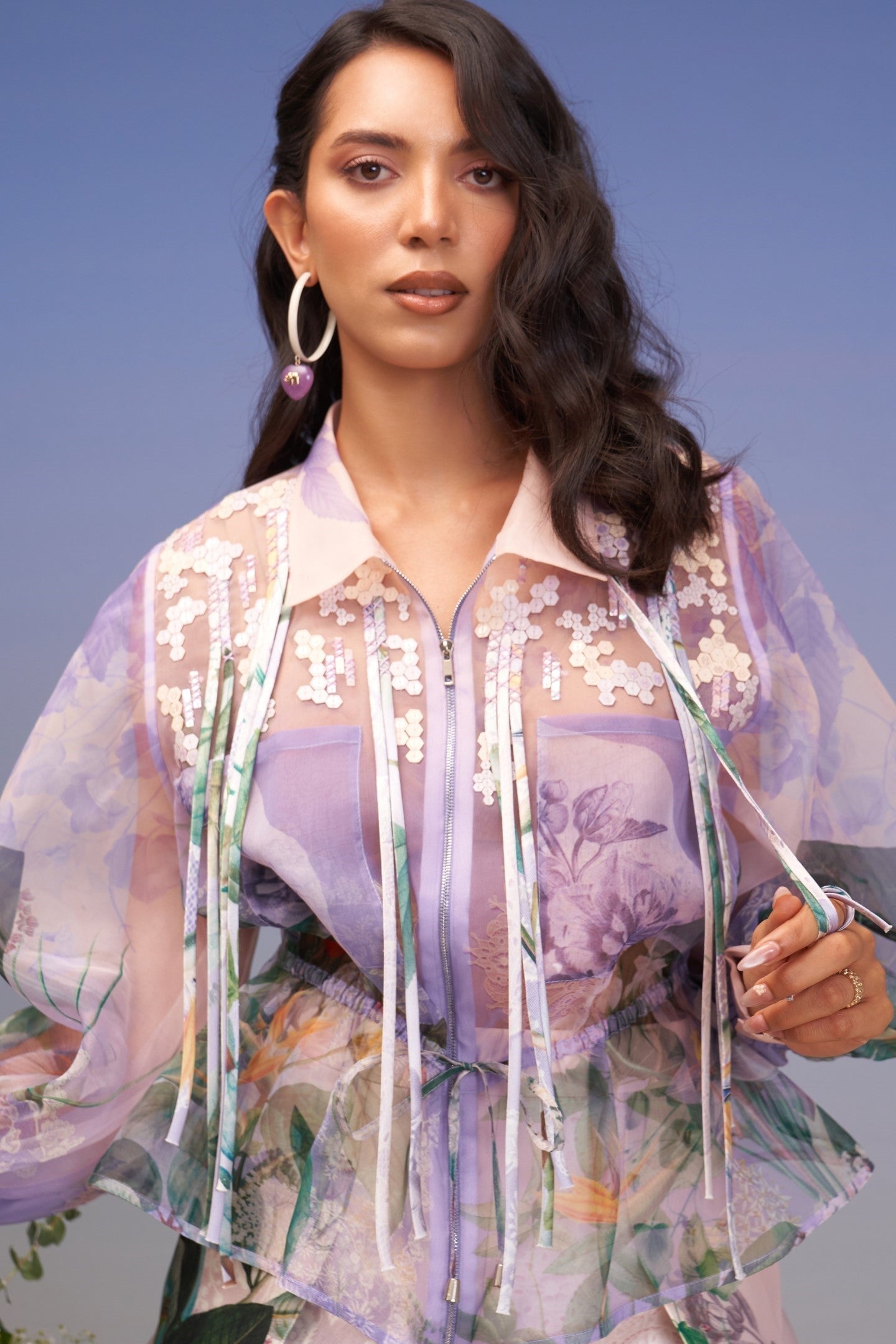 SNOWDROP EMBELLISHED JACKET