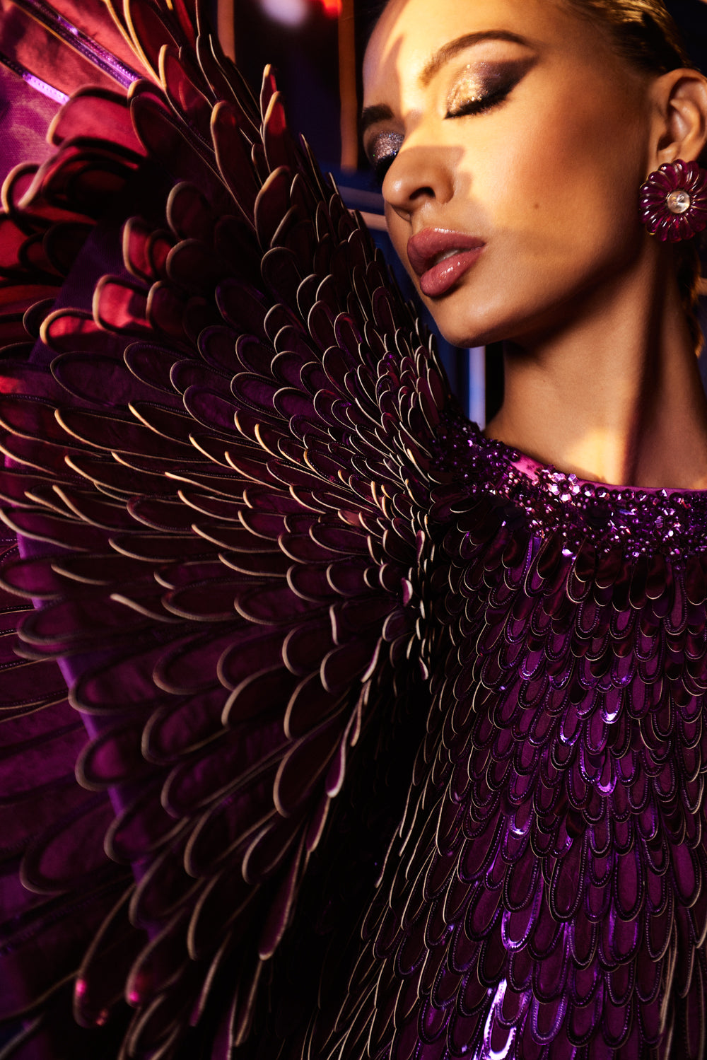 AURELIA TYRIAN PURPLE GOWN