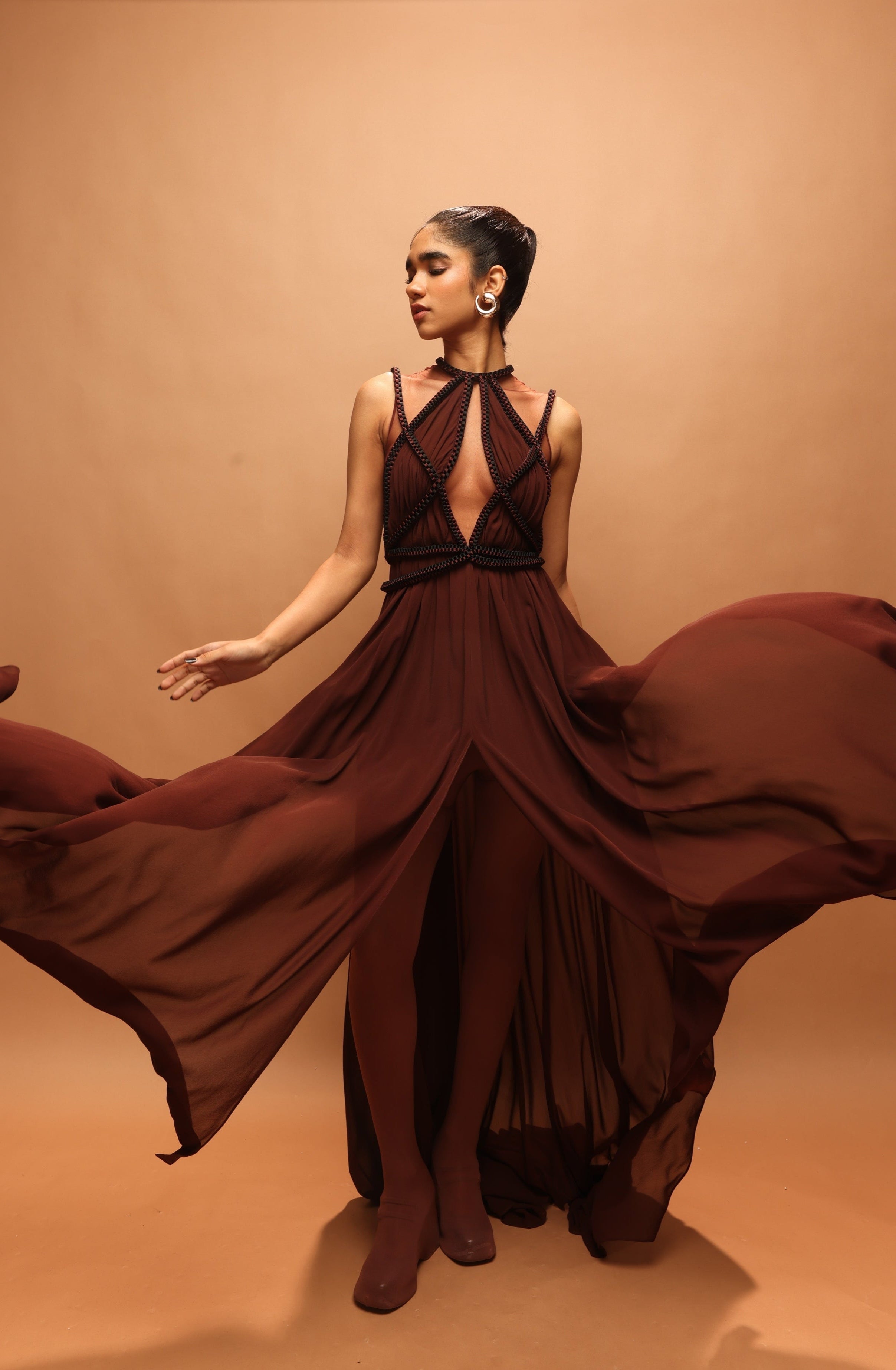 Araquis Tawny Flow Dress