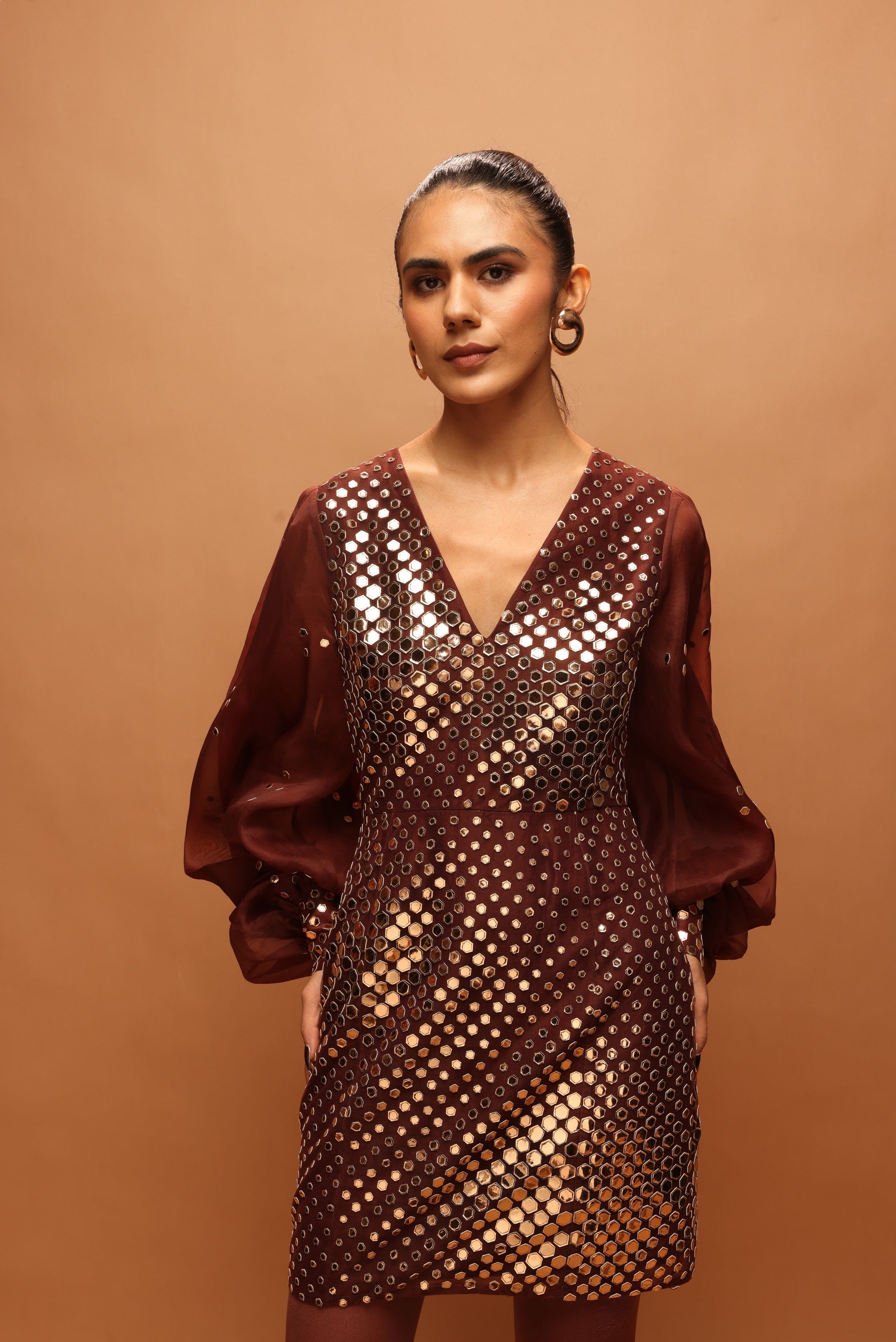 Araquis Gleaming Hexa Dress
