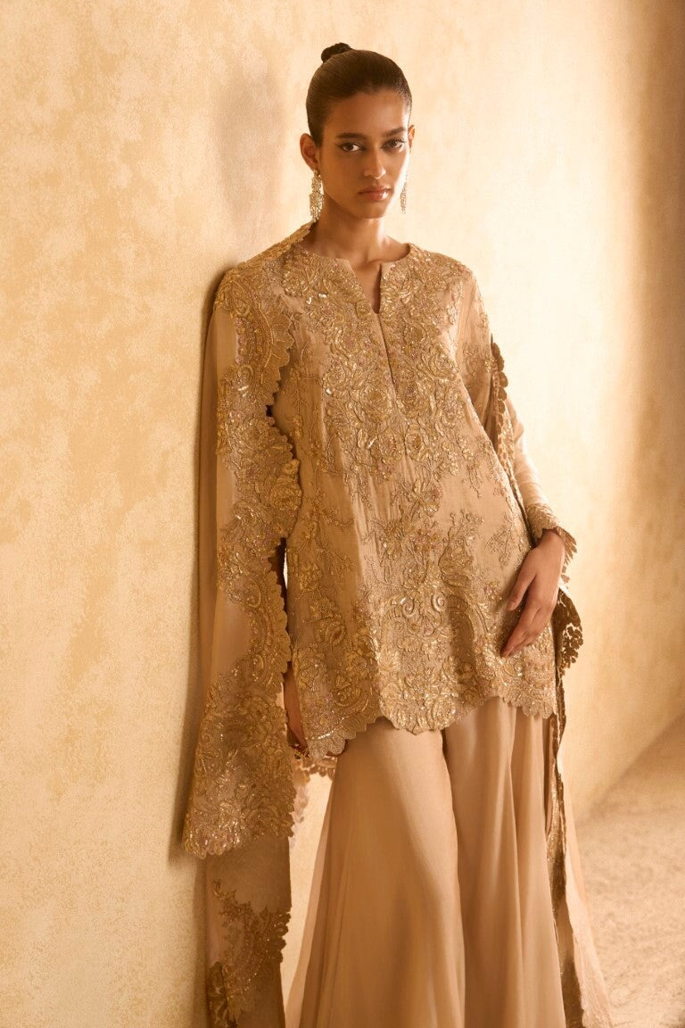 CHLOE EMBROIDERED SHARARA SET