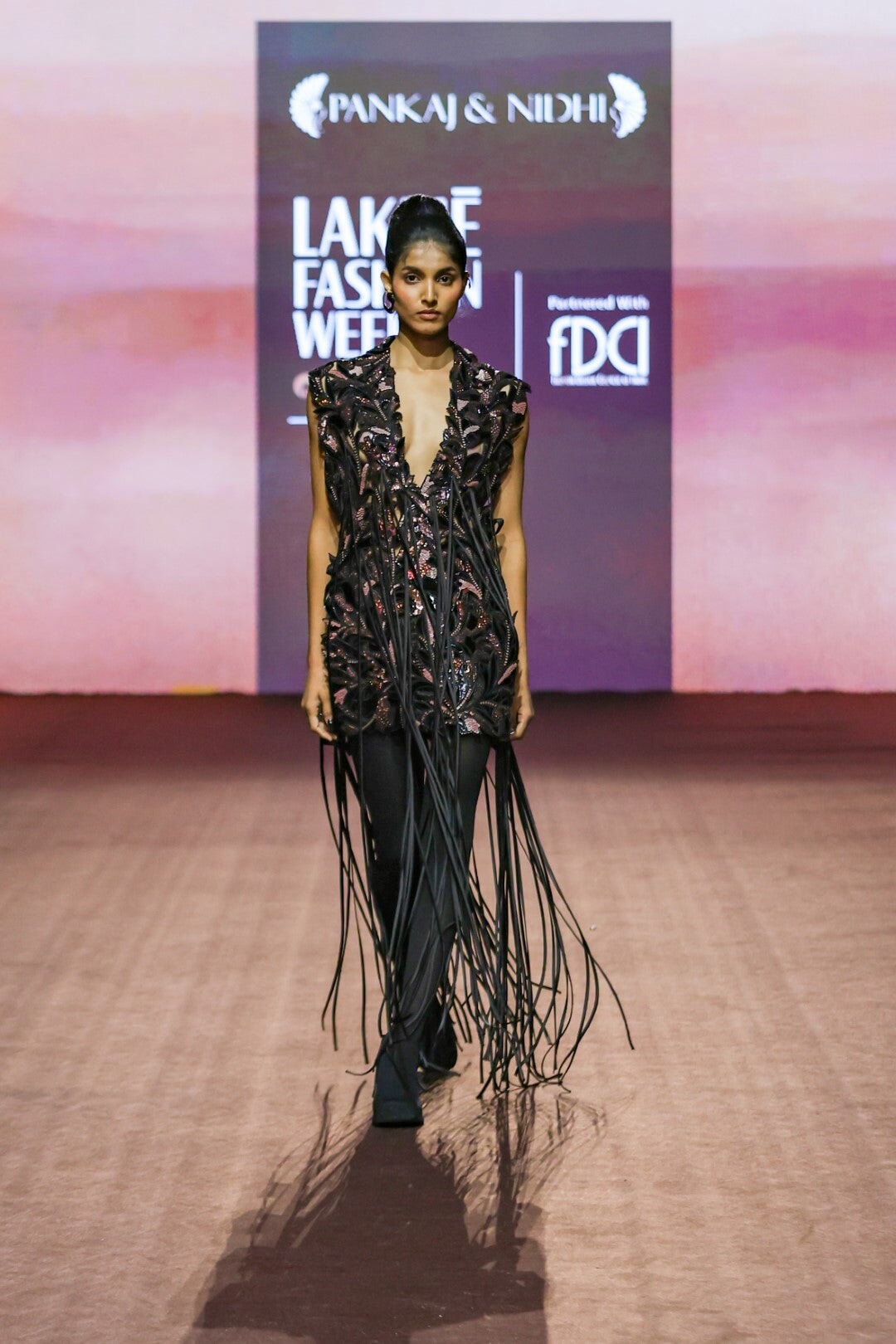 Araquis Corvus Fringe Dress