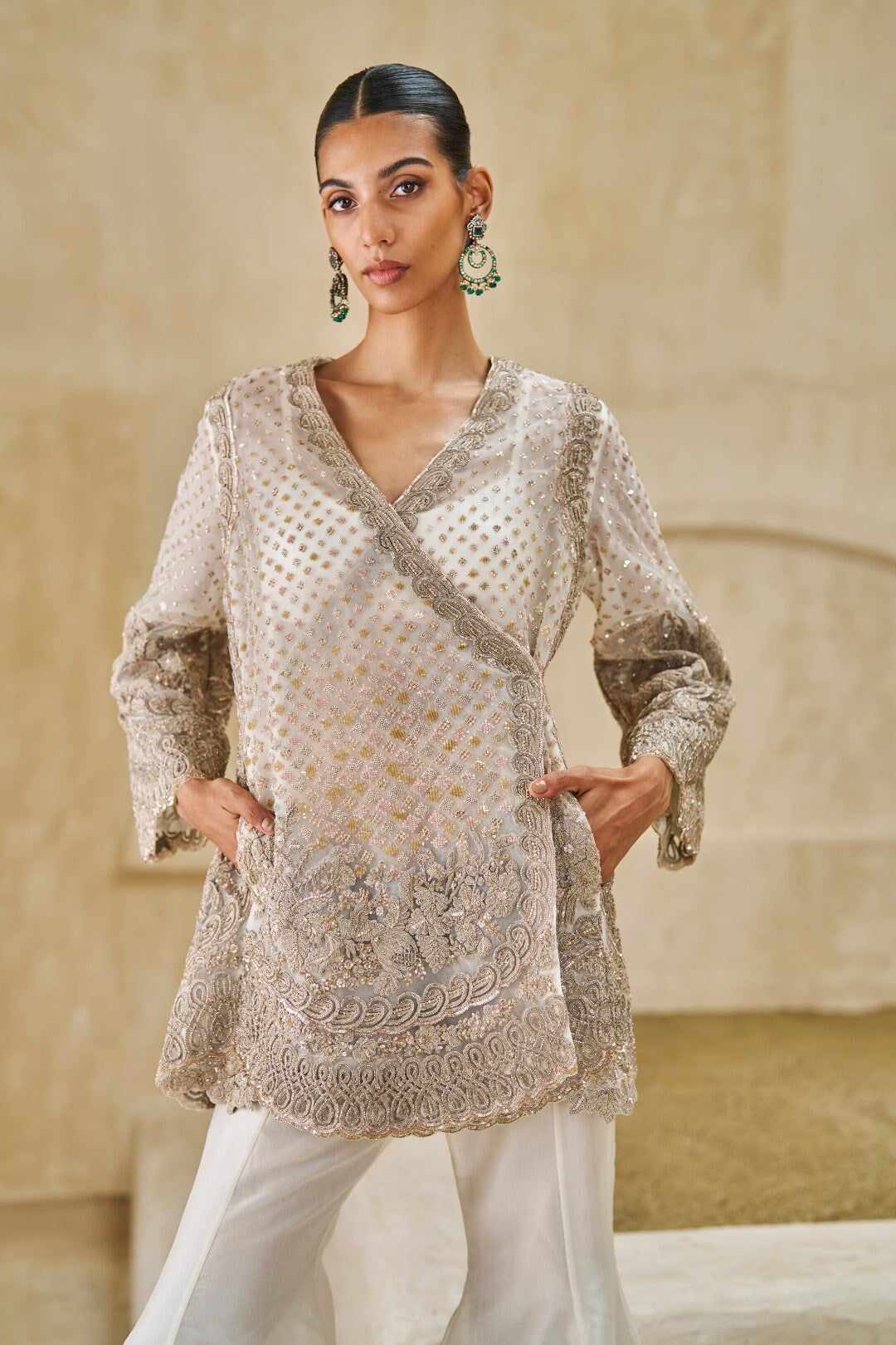 Echoes Of Grace Embellished Kurta Set