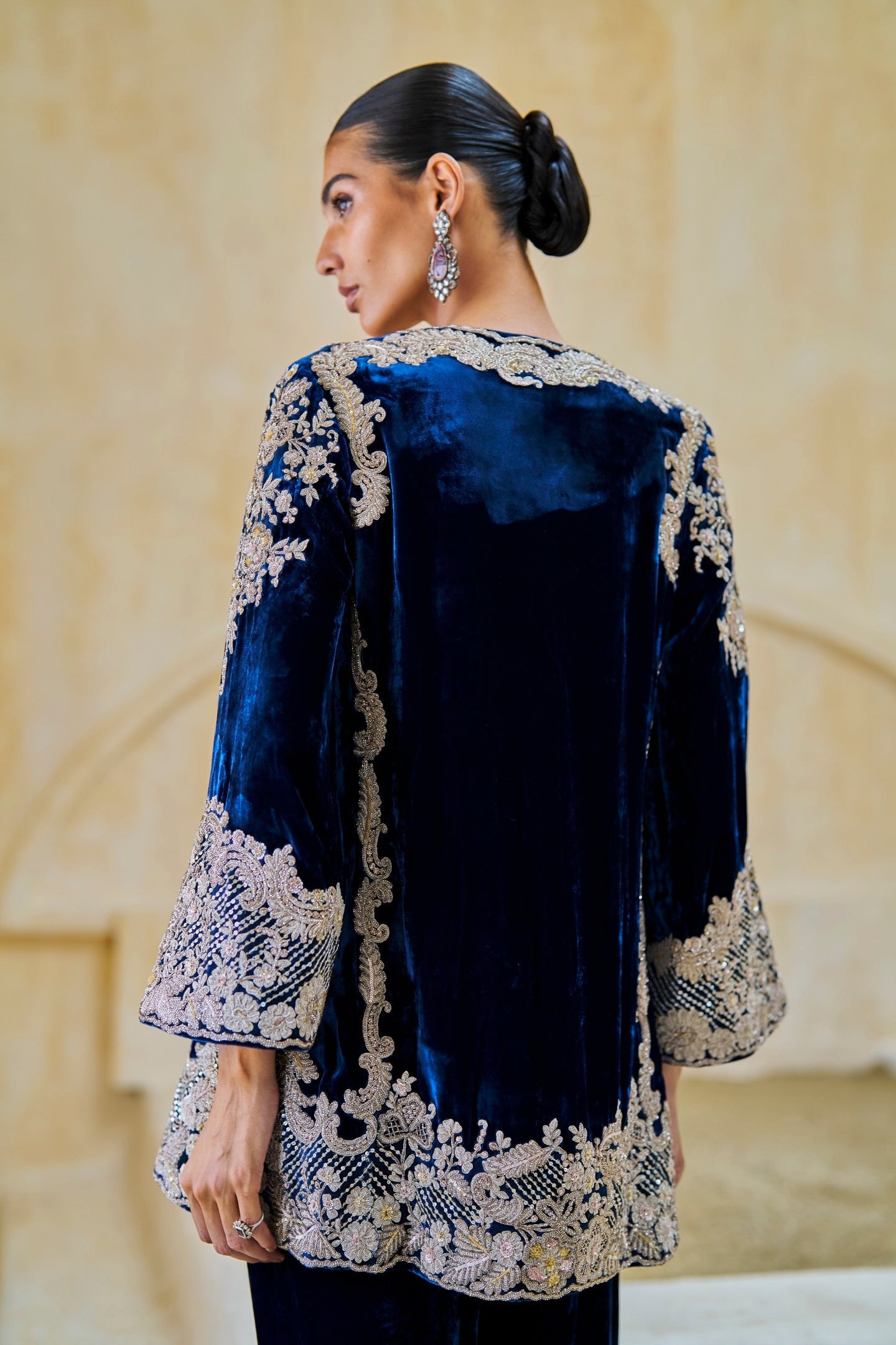 Timeless Grace Velvet Kurta Set