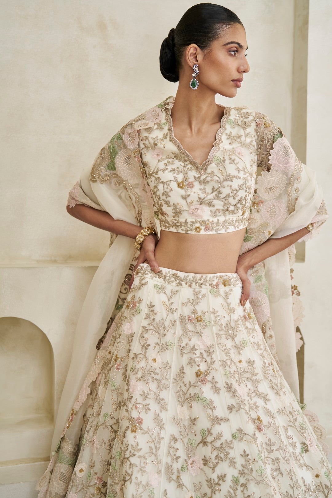 Myrtle Blooming Lehenga Set