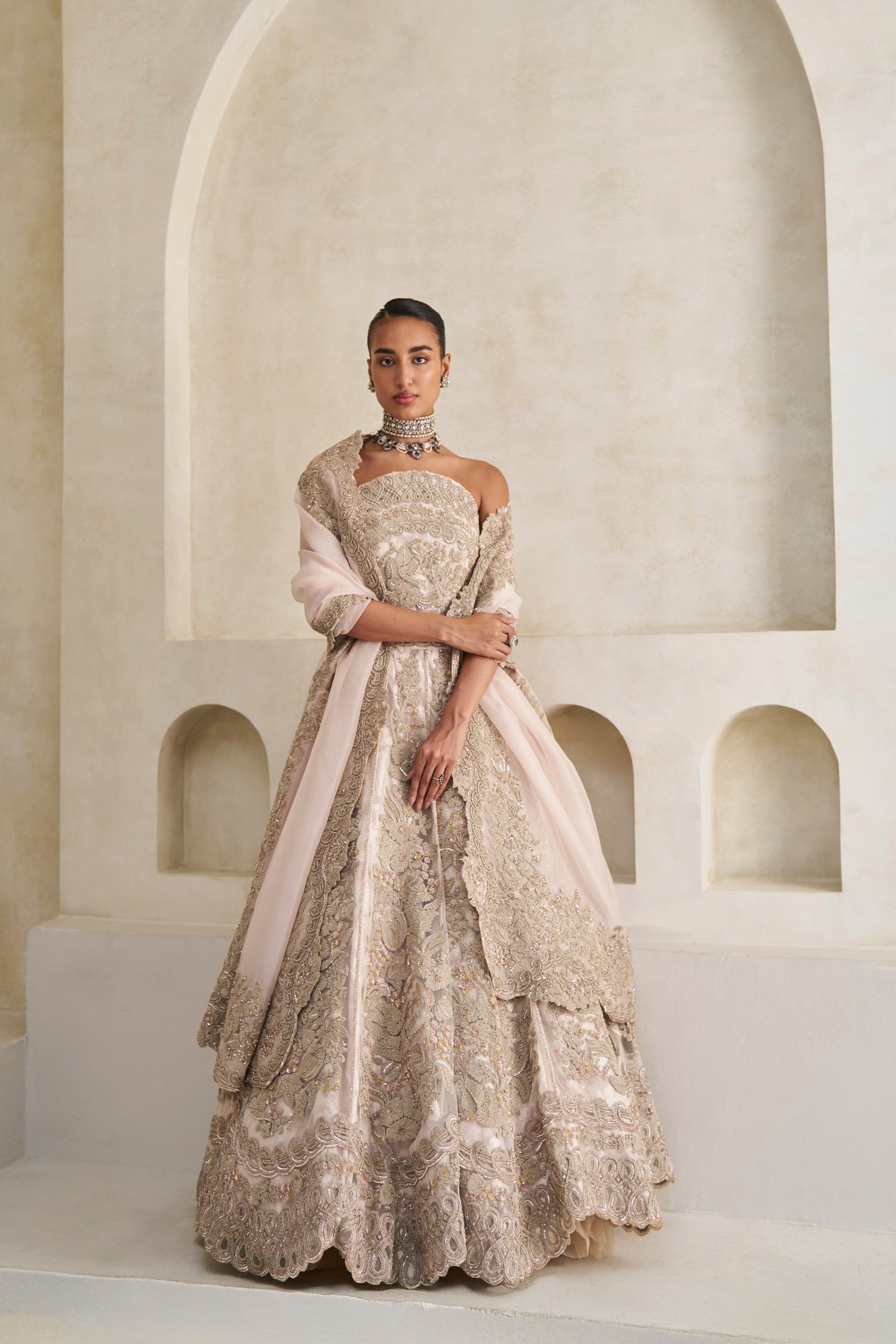 Hellebore Carnival Lehenga Set