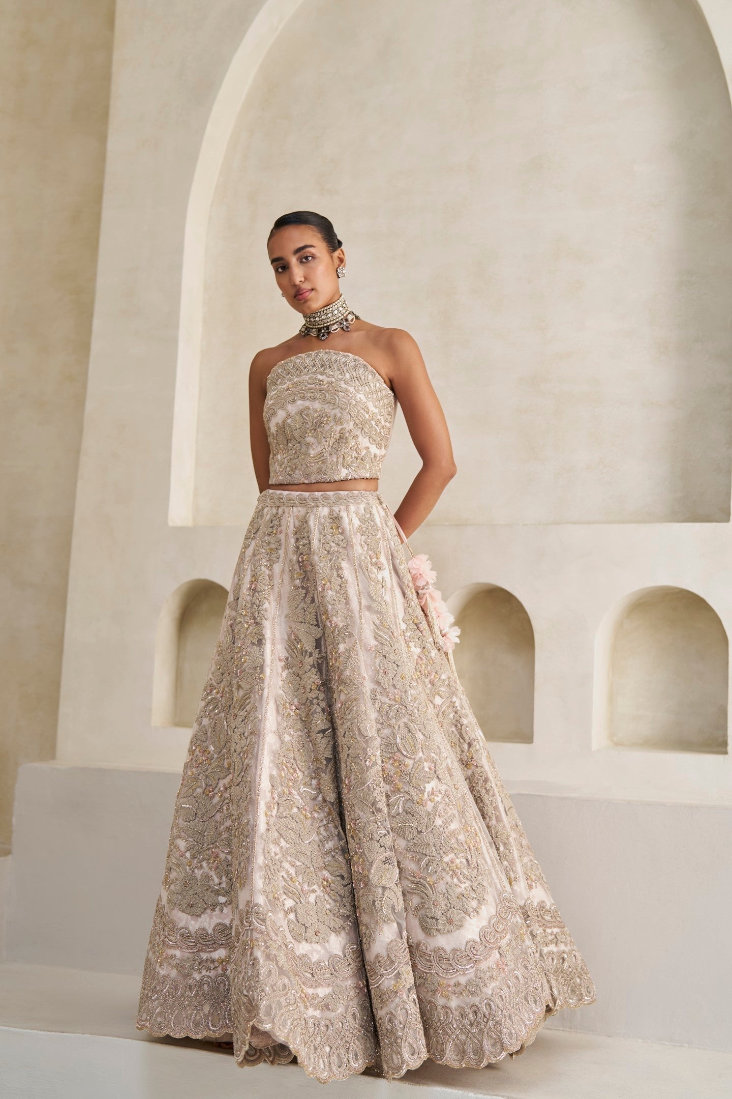 Hellebore Carnival Lehenga Set