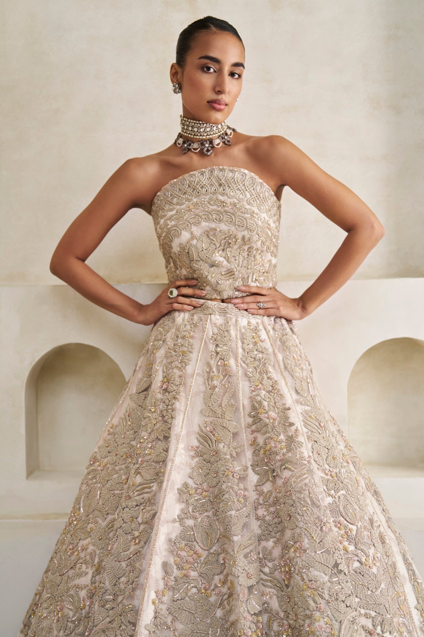 Hellebore Carnival Lehenga Set