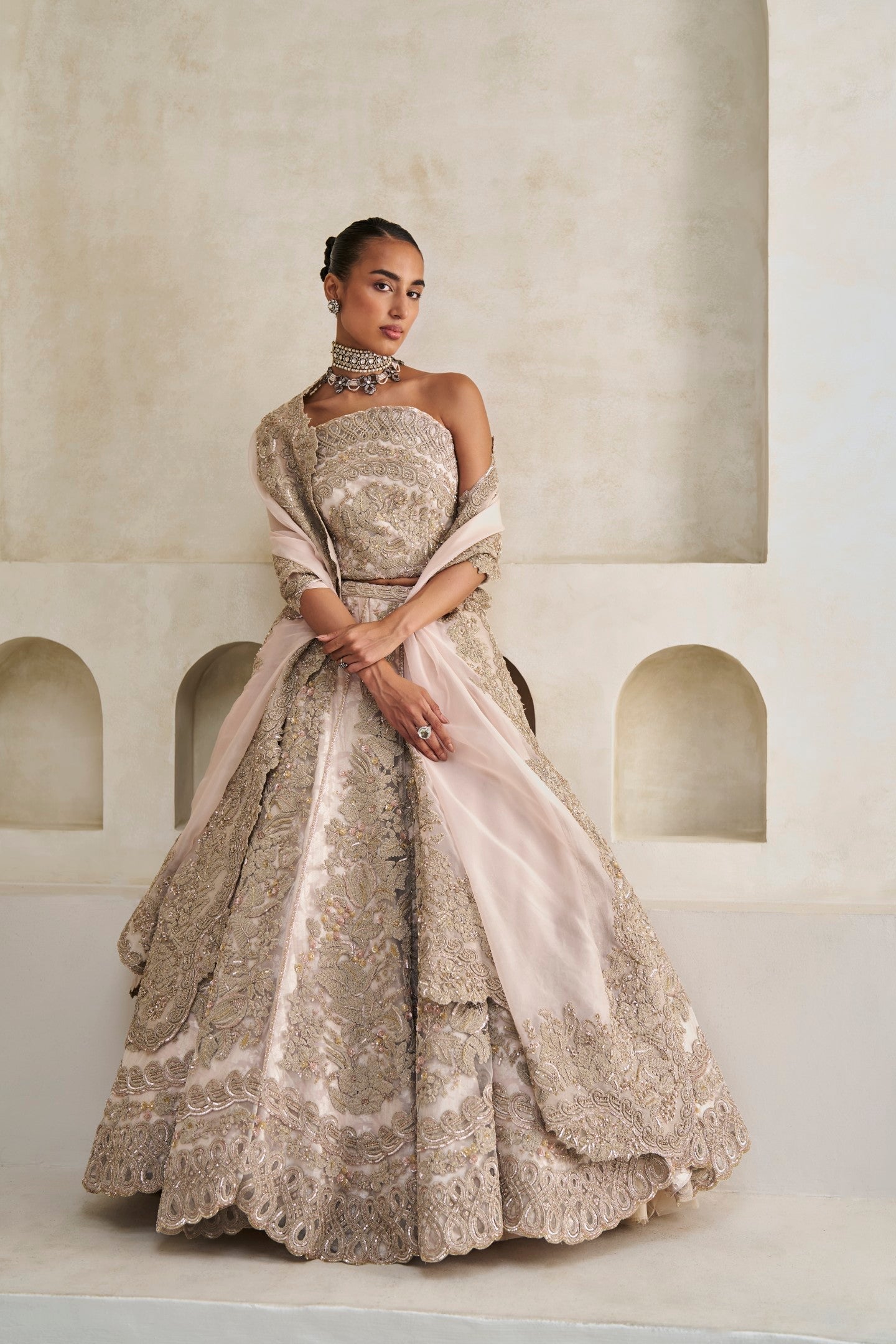 Hellebore Carnival Lehenga Set