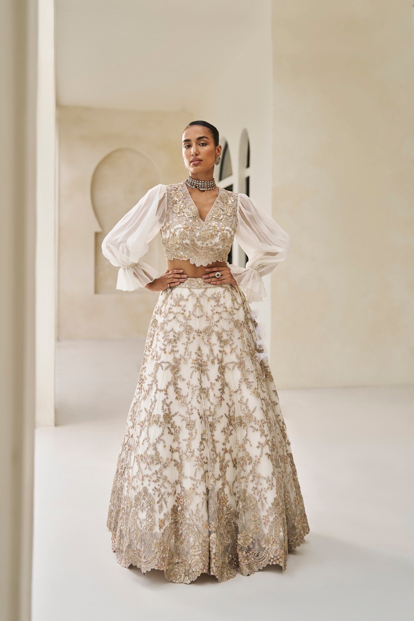 Cornus Grove Lehenga And Blouse Set
