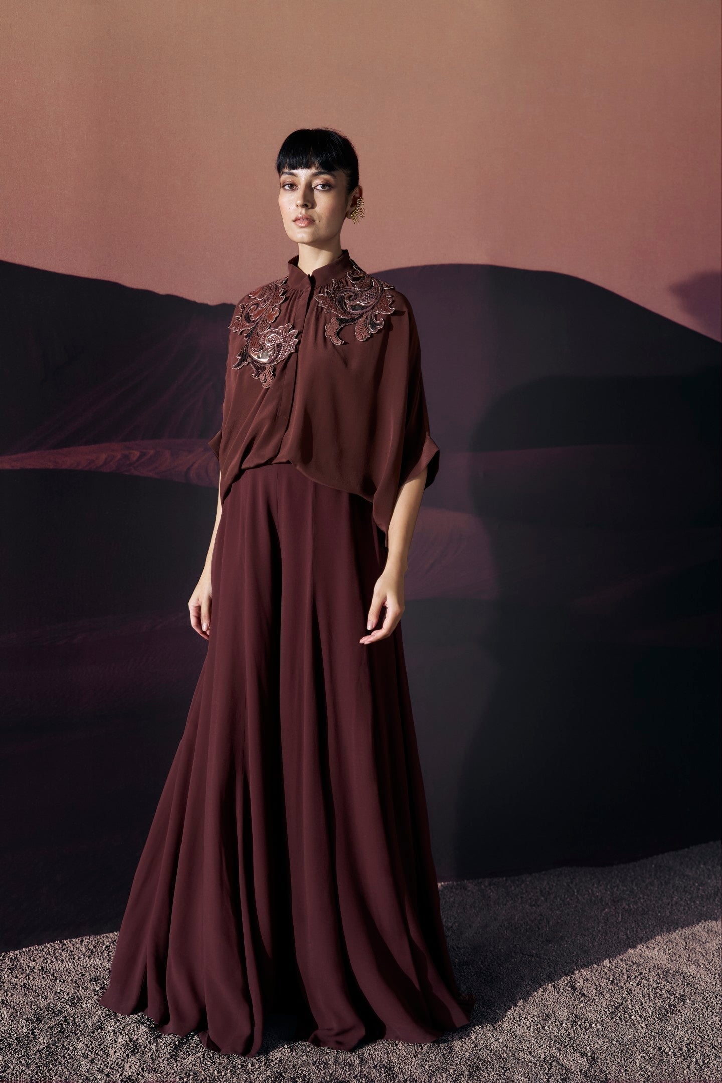 Araquis Dune Top and Flared Pants